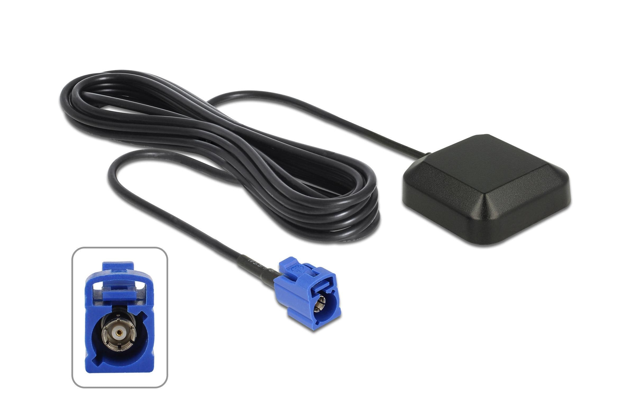 Delock Antenne GNNS GALILEO GPS Fakra-C Buchse, 5m Kabel