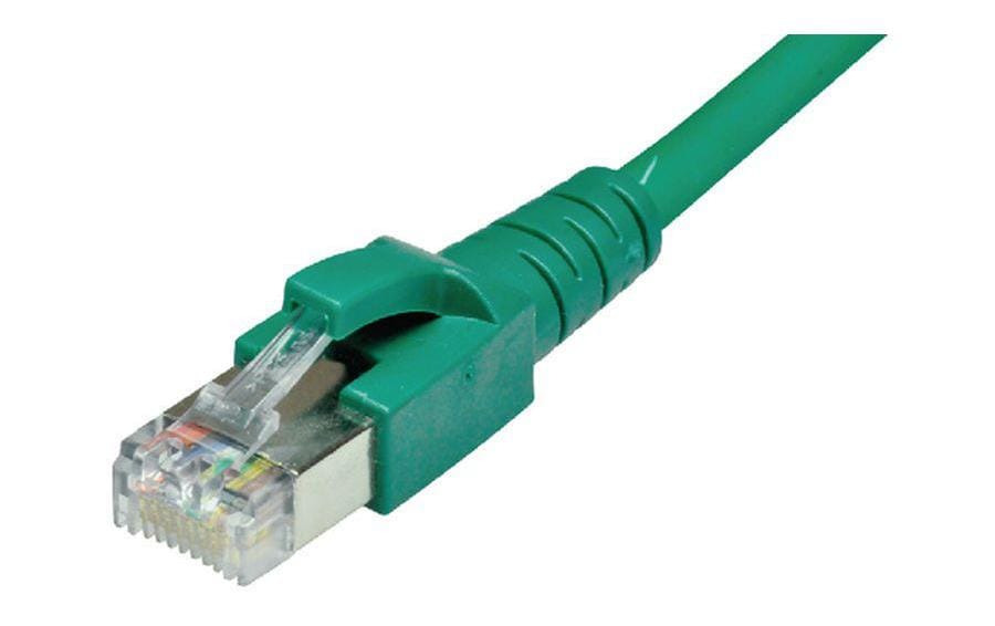 Dätwyler IT Infra Patchkabel RJ-45 - RJ-45, Cat 6A, S/FTP, 0.5 m, Grün