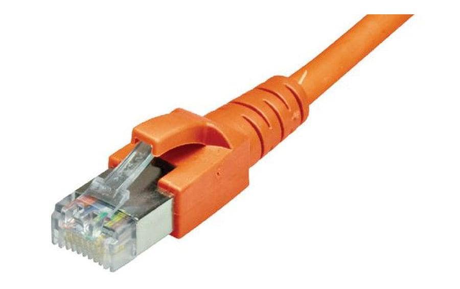 Dätwyler IT Infra Patchkabel RJ-45 - RJ-45, Cat 6A, S/FTP, 1 m, Orange