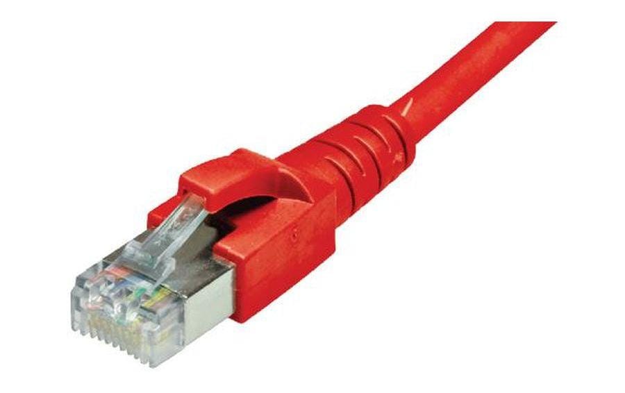 Dätwyler IT Infra Patchkabel RJ-45 - RJ-45, Cat 6A, S/FTP, 2 m, Rot