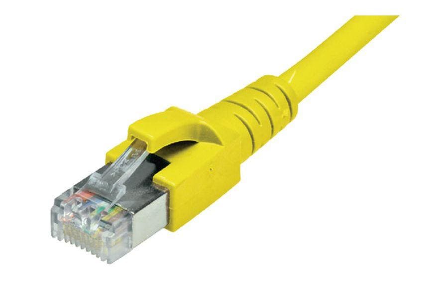 Dätwyler IT Infra Patchkabel RJ-45 - RJ-45, Cat 6A, S/FTP, 1.5 m, Gelb