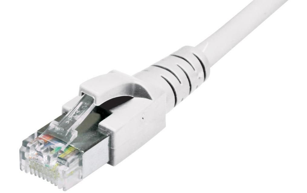 Dätwyler IT Infra Patchkabel RJ-45 - RJ-45, Cat 6A, S/FTP, 1 m, Weiss