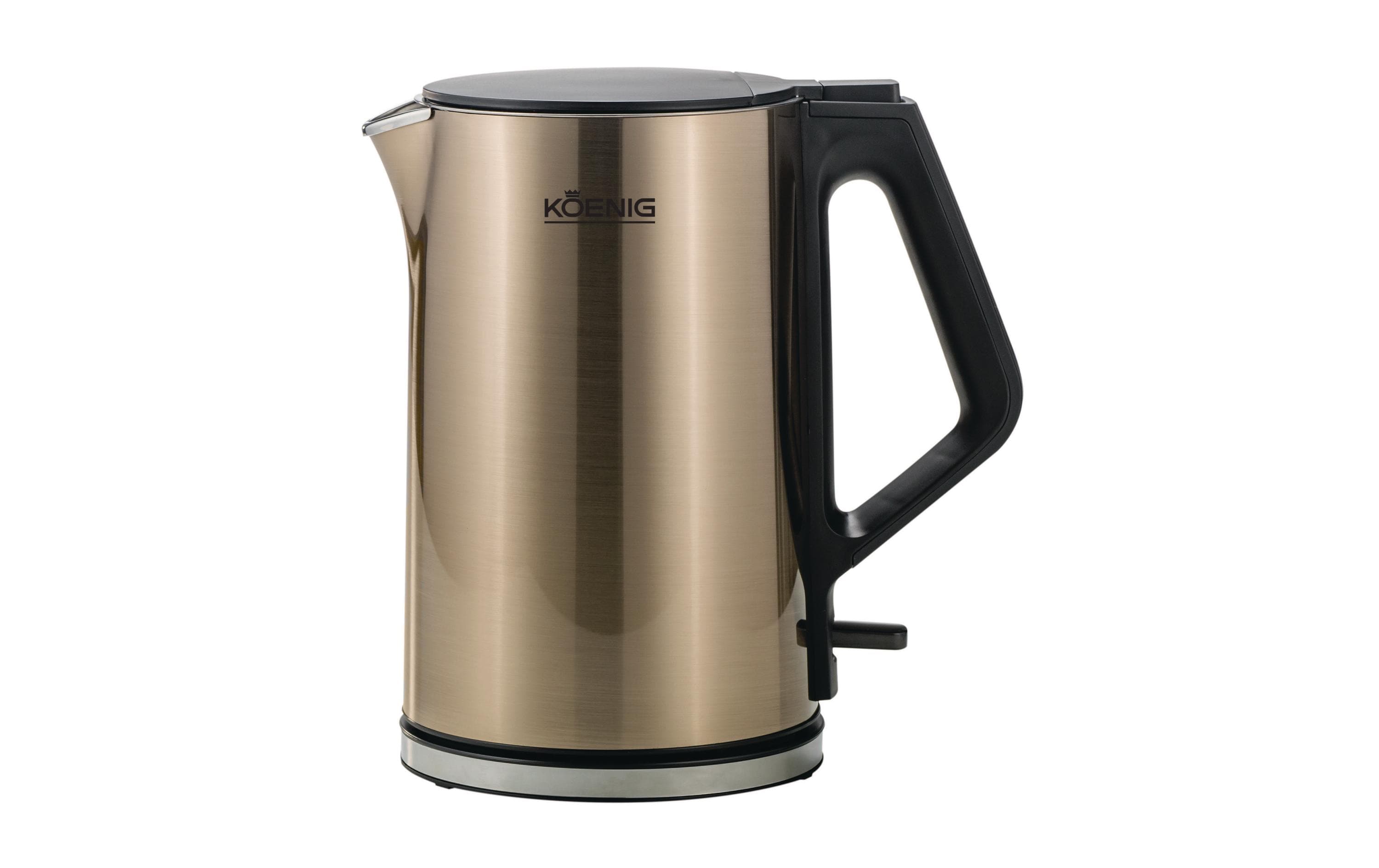 Koenig Wasserkocher Cool Touch 1.5 l, Chrom