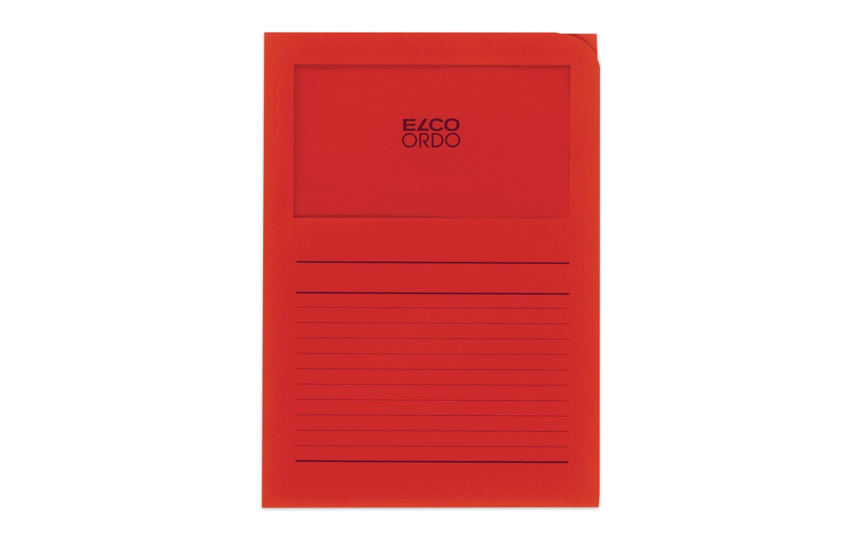 ELCO Sichthülle Ordo Classico Rot, 100 Stück