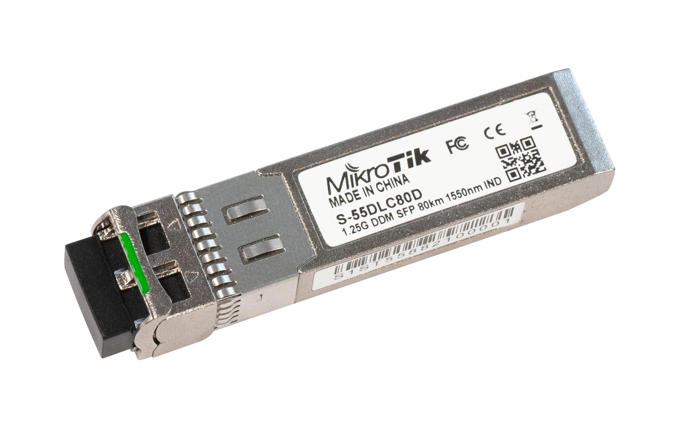 MikroTik SFP Modul S-55DLC80D LX Duplex, 80 km