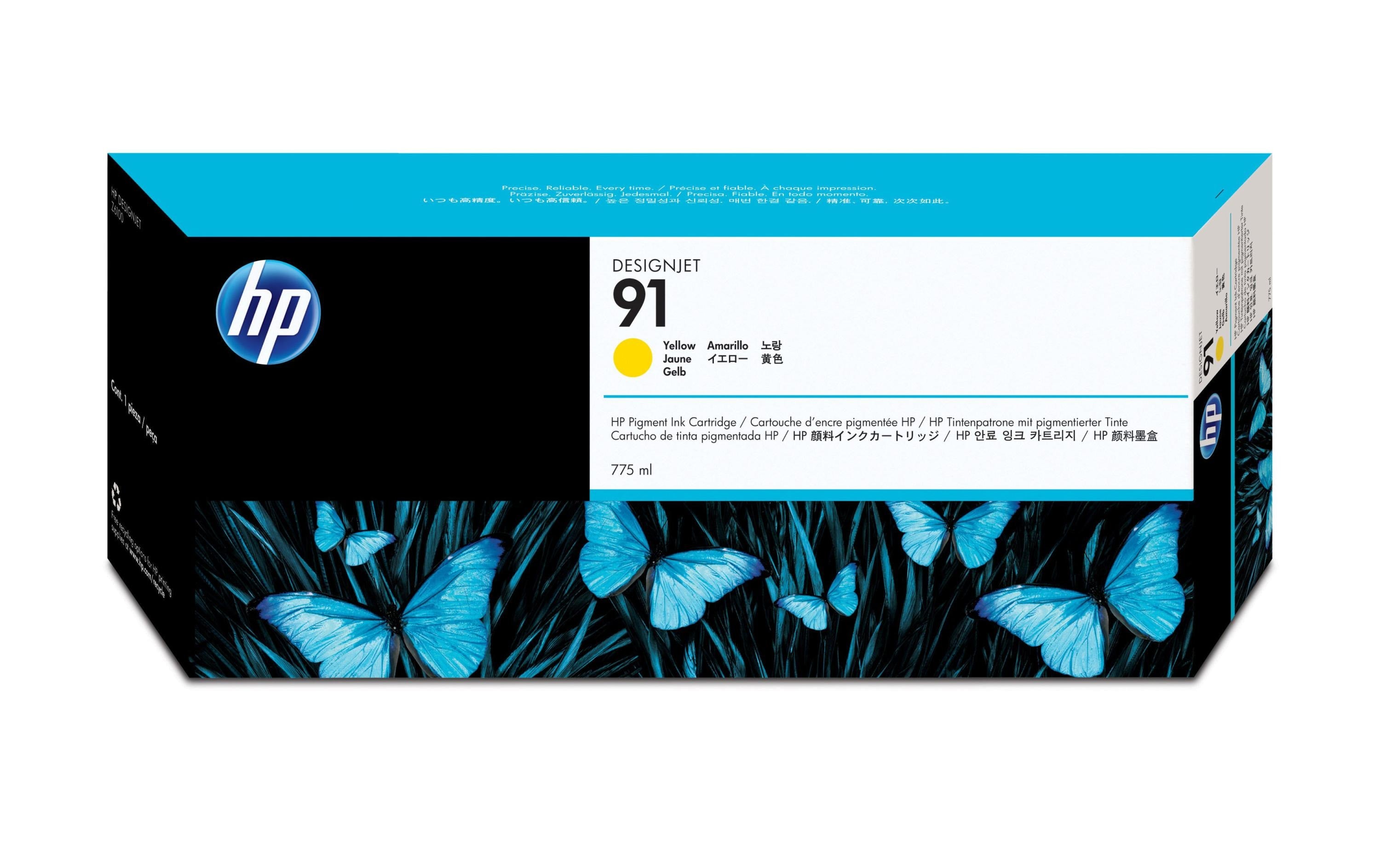 HP Tinte Nr. 91 (C9469A) Yellow