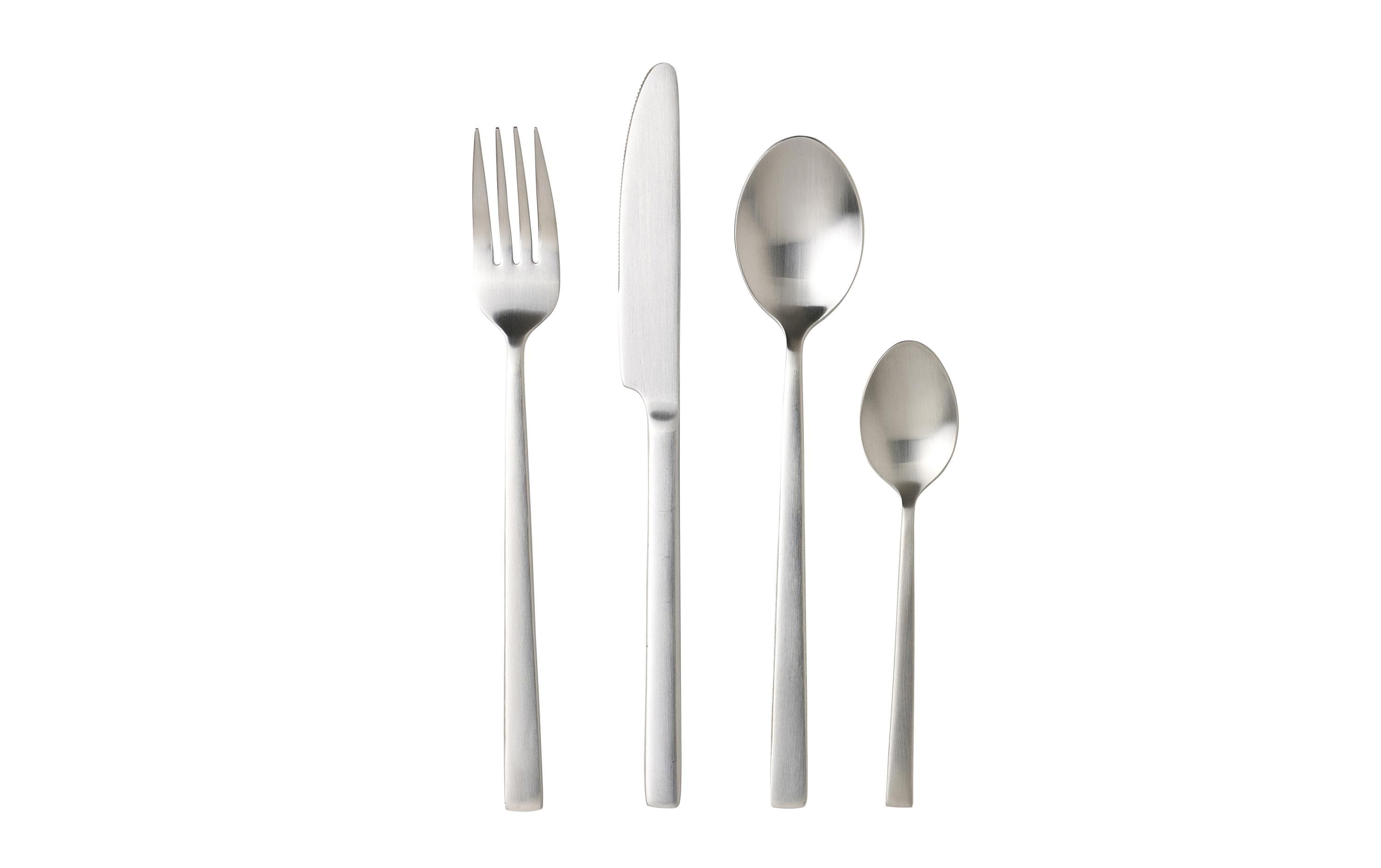 Bitz Besteck-Set 16-teilig, Silber