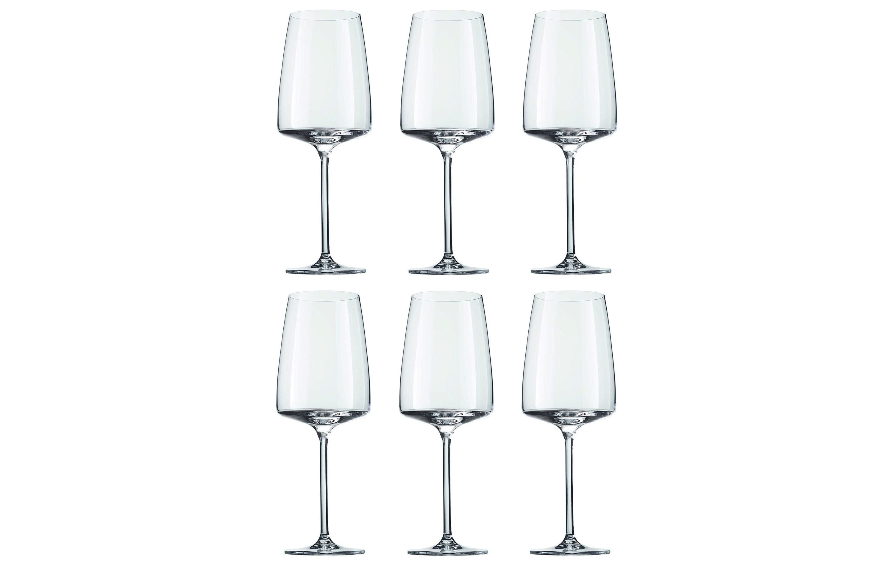 Schott Zwiesel Rotweinglas Sensa 535 ml, 6 Stück, Transparent