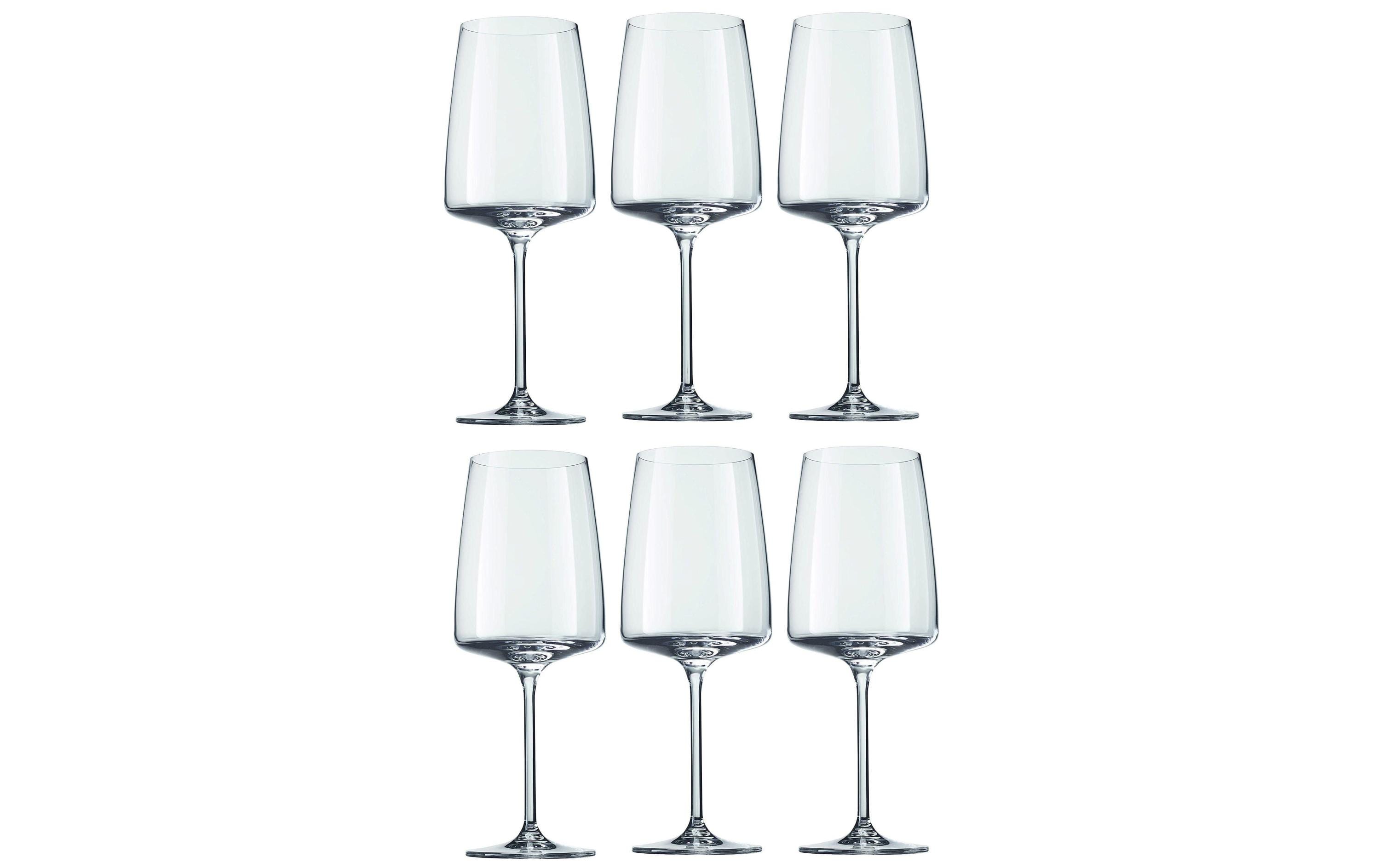 Schott Zwiesel Rotweinglas Sensa 660 ml, 6 Stück, Transparent
