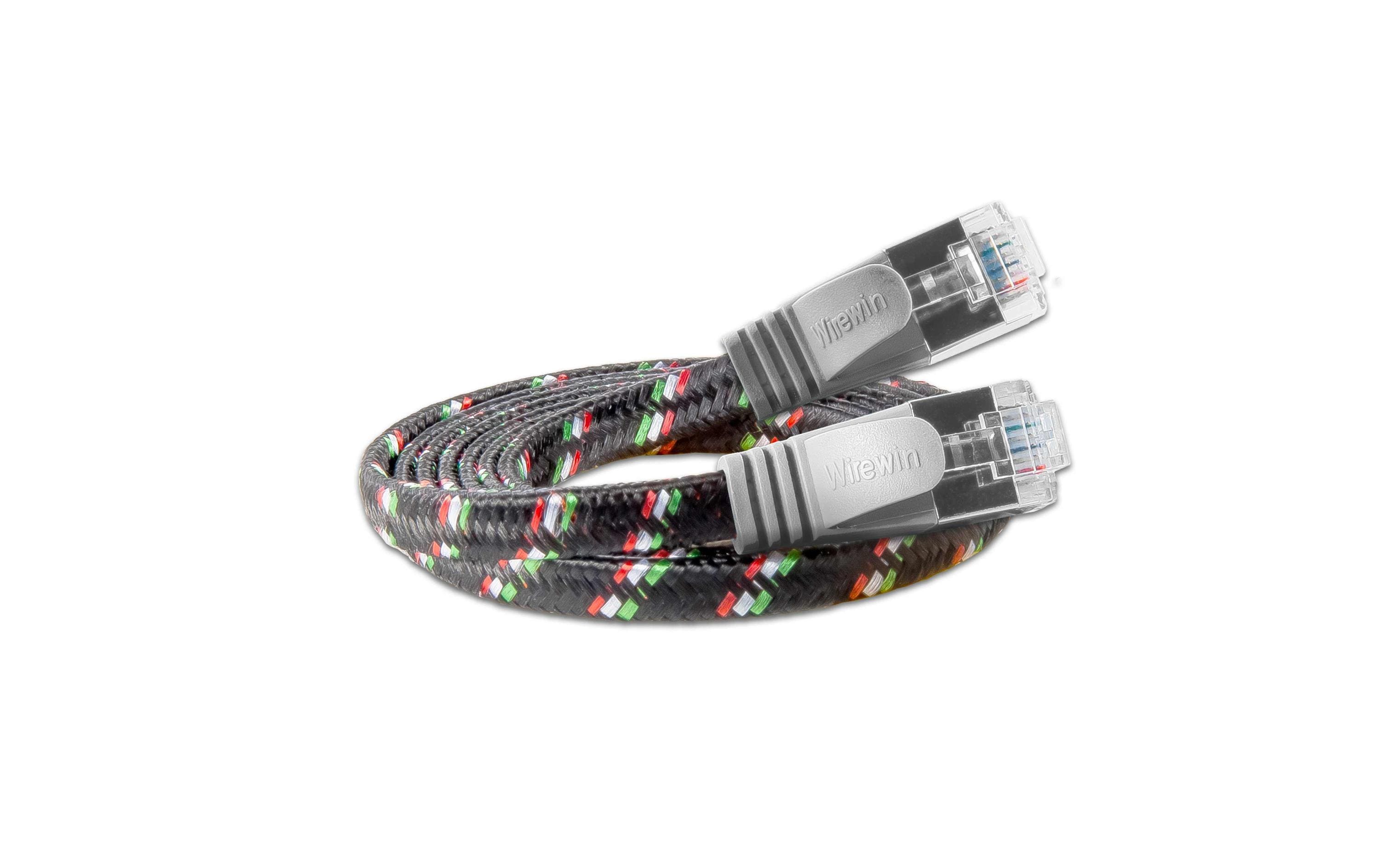 SLIM Slimpatchkabel RJ-45 - RJ-45, Cat 6, STP, 3 m, Grau