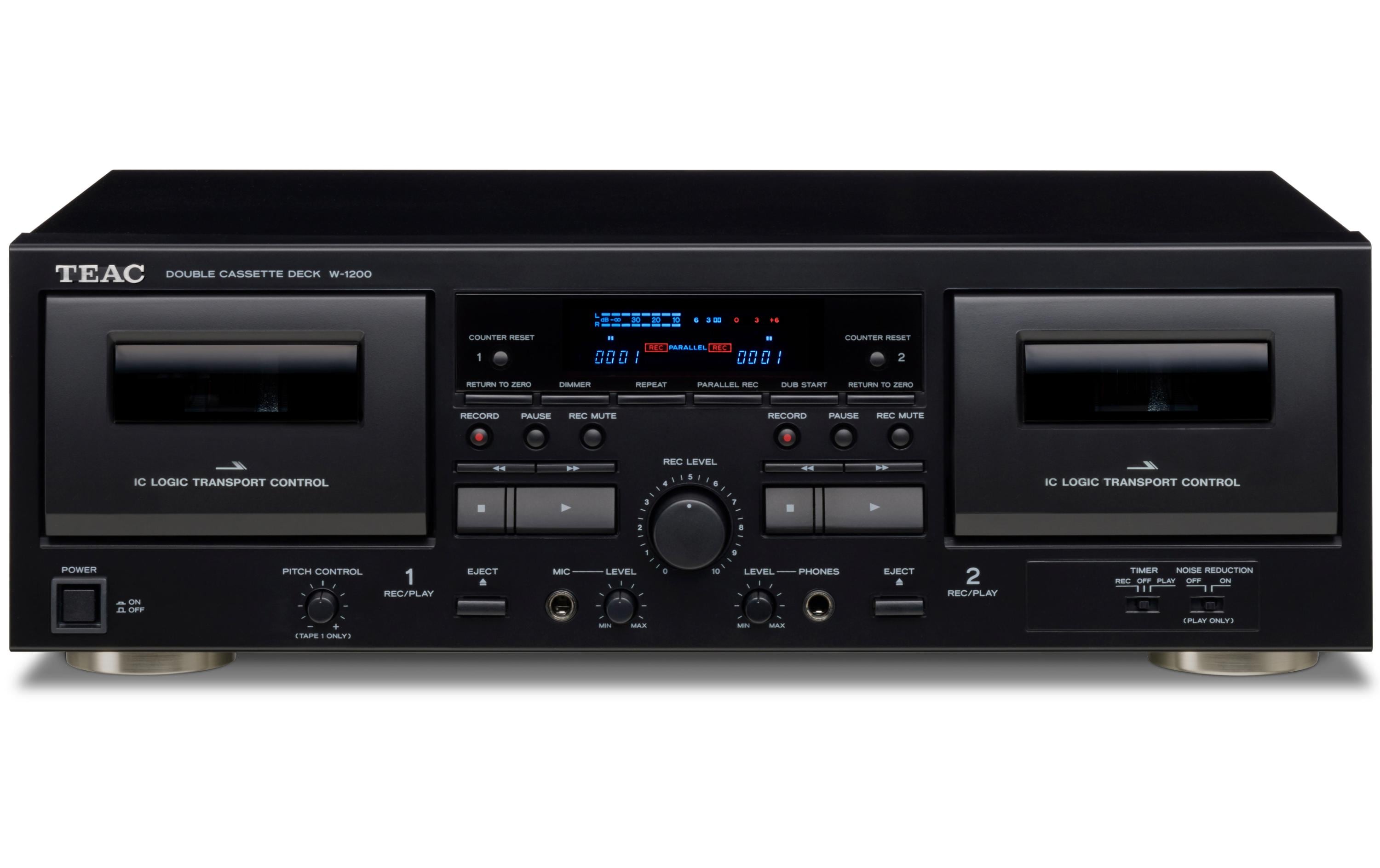 TEAC W-1200-B Schwarz