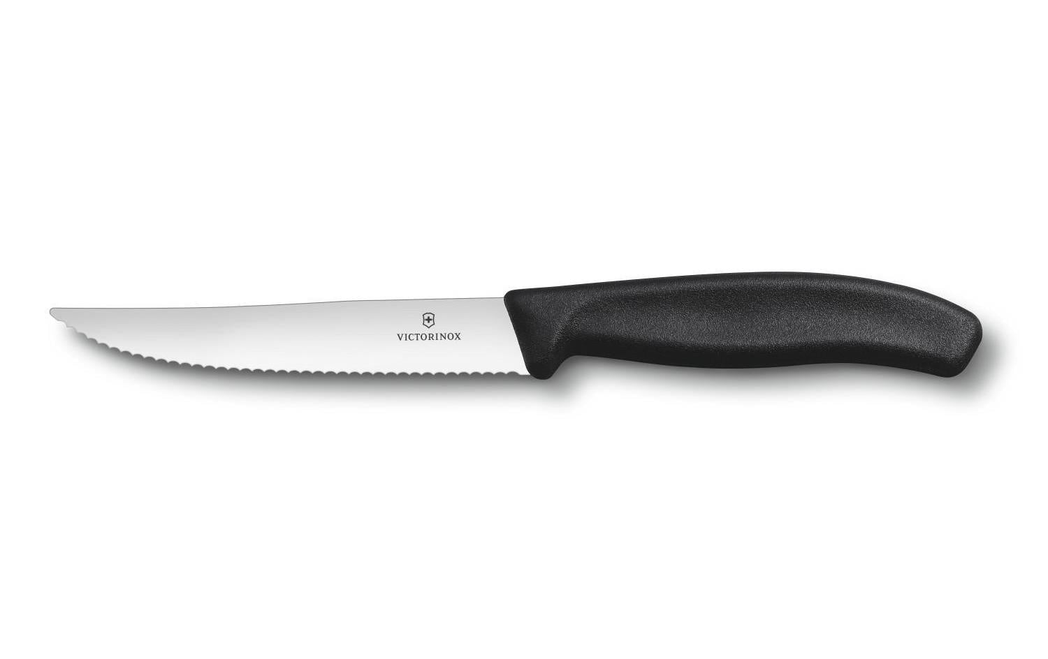 Victorinox Steakmesser Swisss Classic Gourmet Mittel, 1 Stück, Schwarz