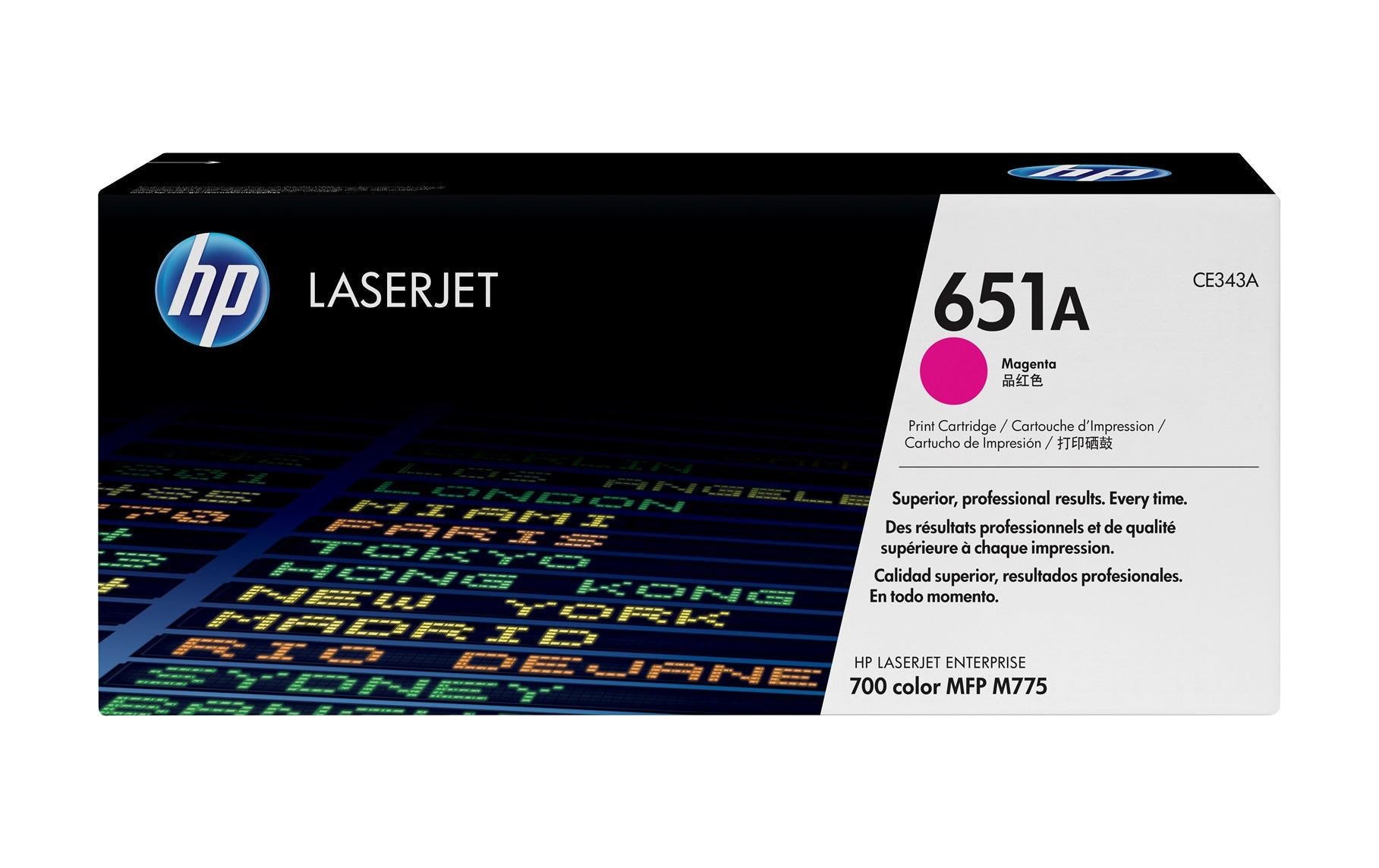 HP Toner Nr. 651A (CE343A) Magenta