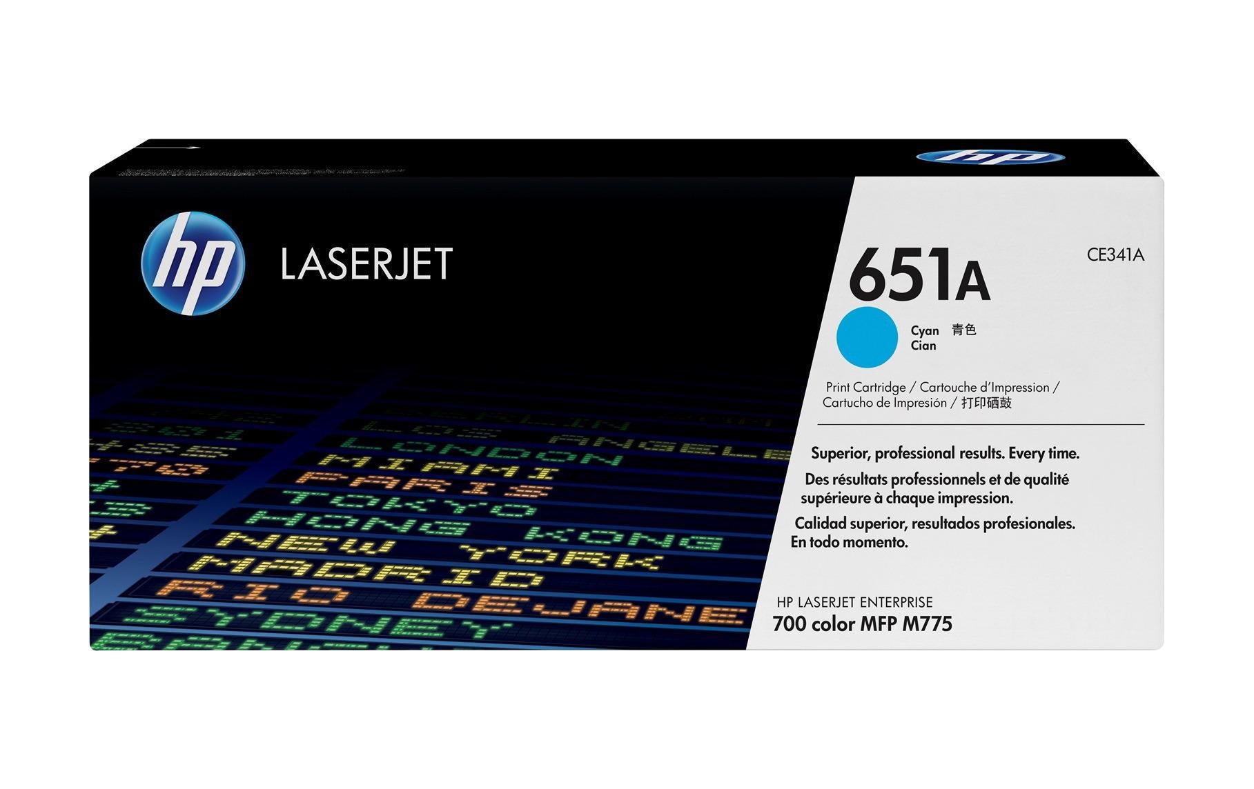 HP Toner Nr. 651A (CE341A) Cyan