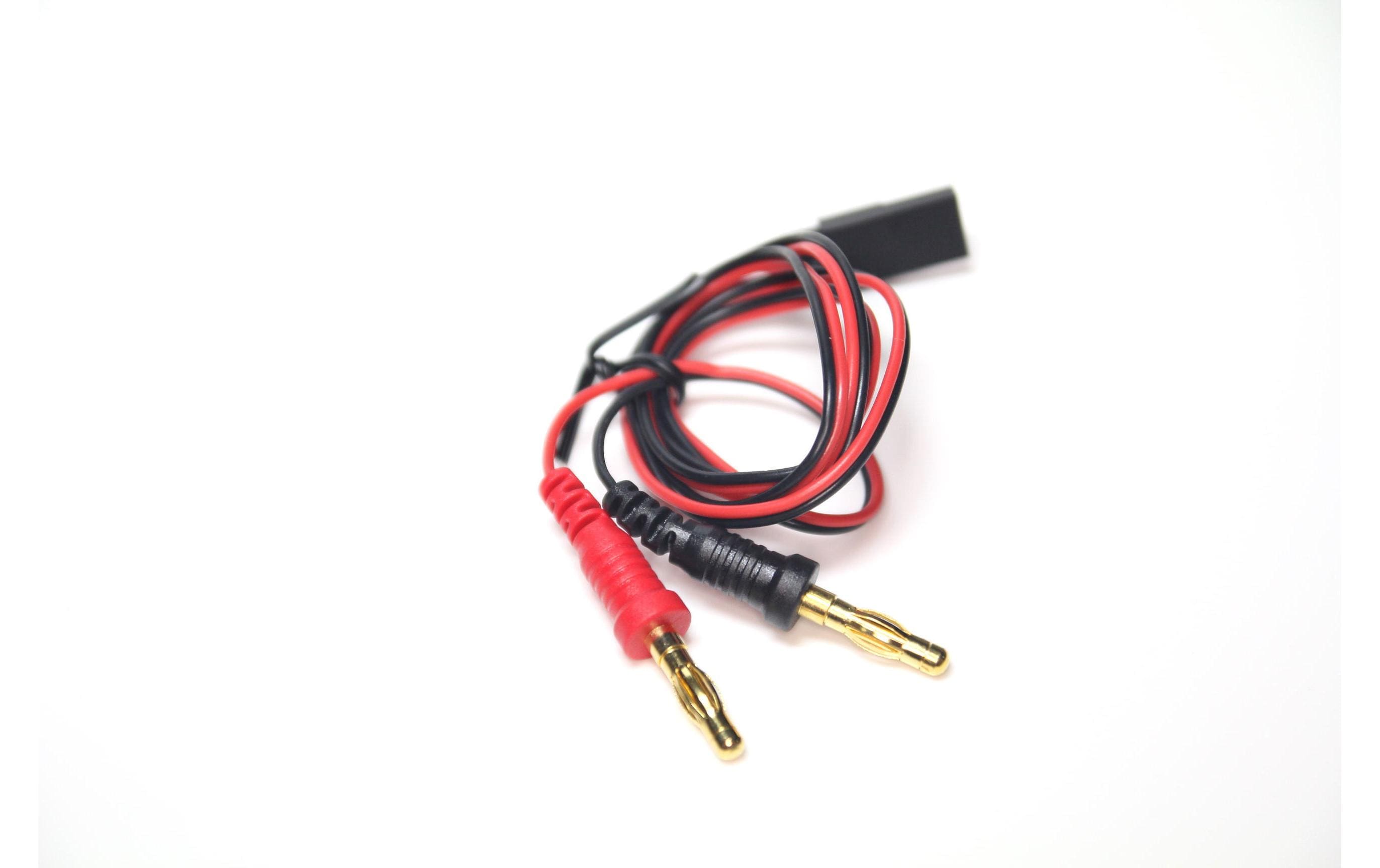 EP Ladekabel 4 mm Bananenstecker zu JR-Buchse