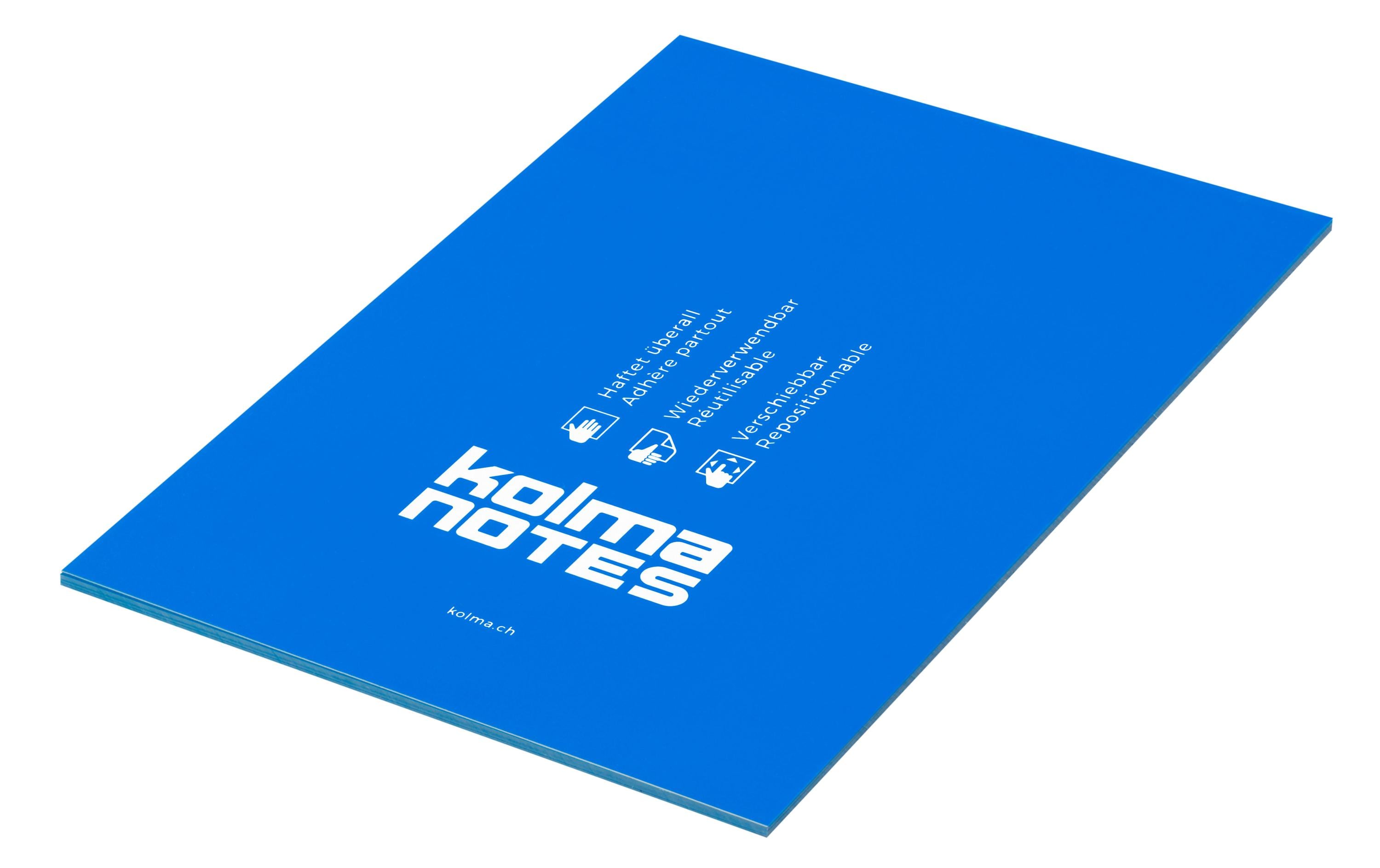 Kolma Notizzettel NOTES A5 Blau, 50 Blatt