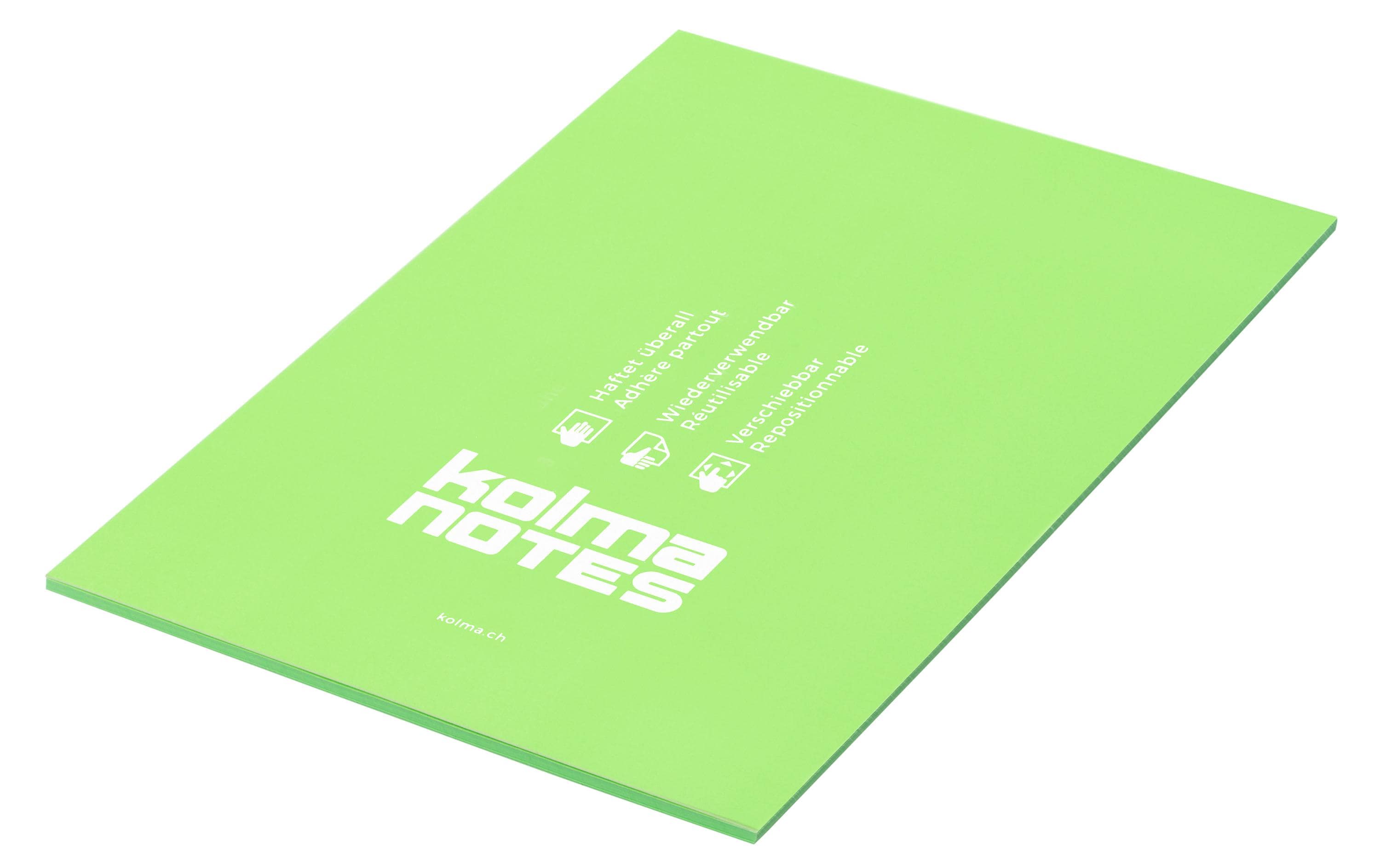 Kolma Notizzettel NOTES A5 Hellgrün, 50 Blatt