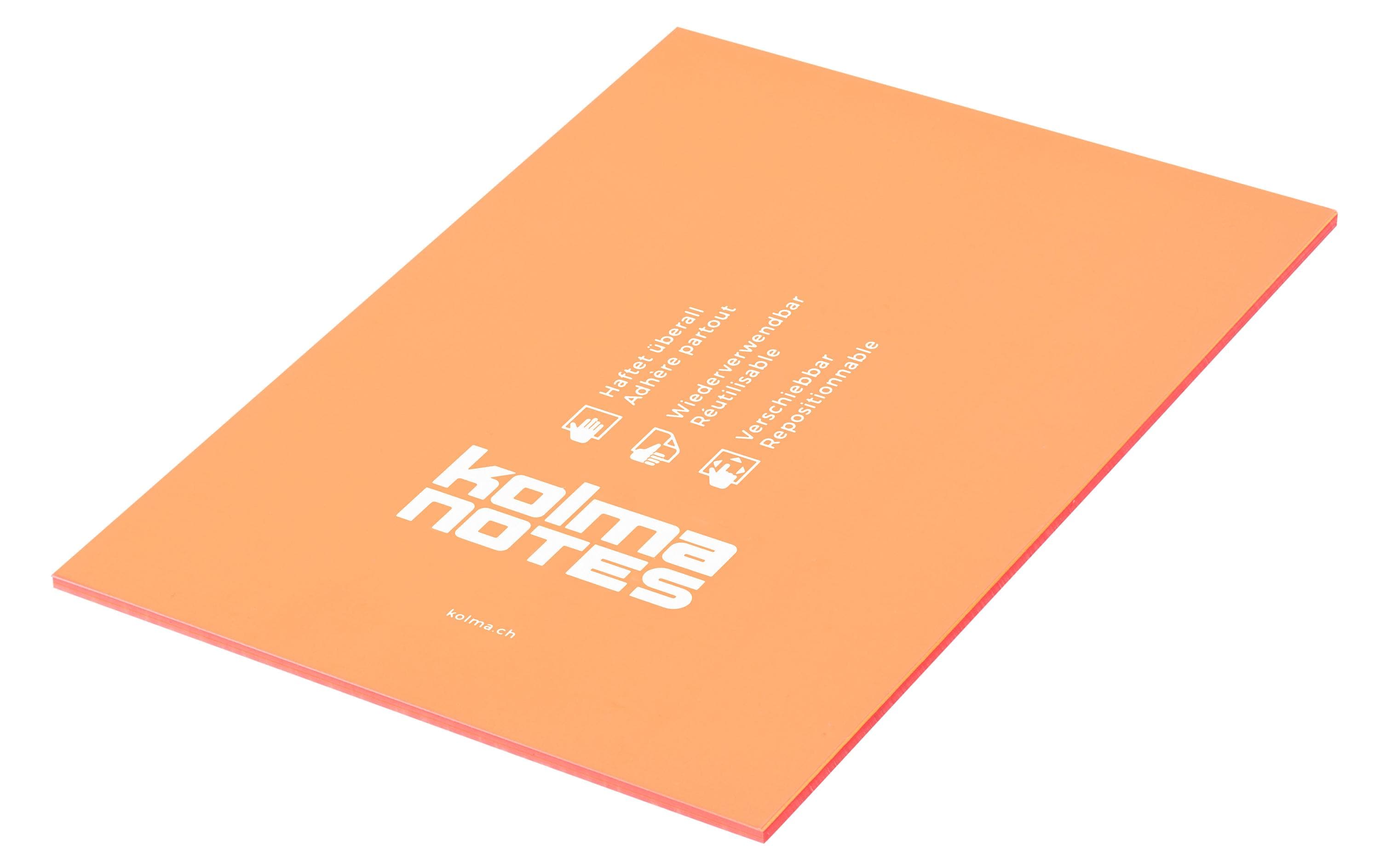 Kolma Notizzettel NOTES A5 Orange, 50 Blatt