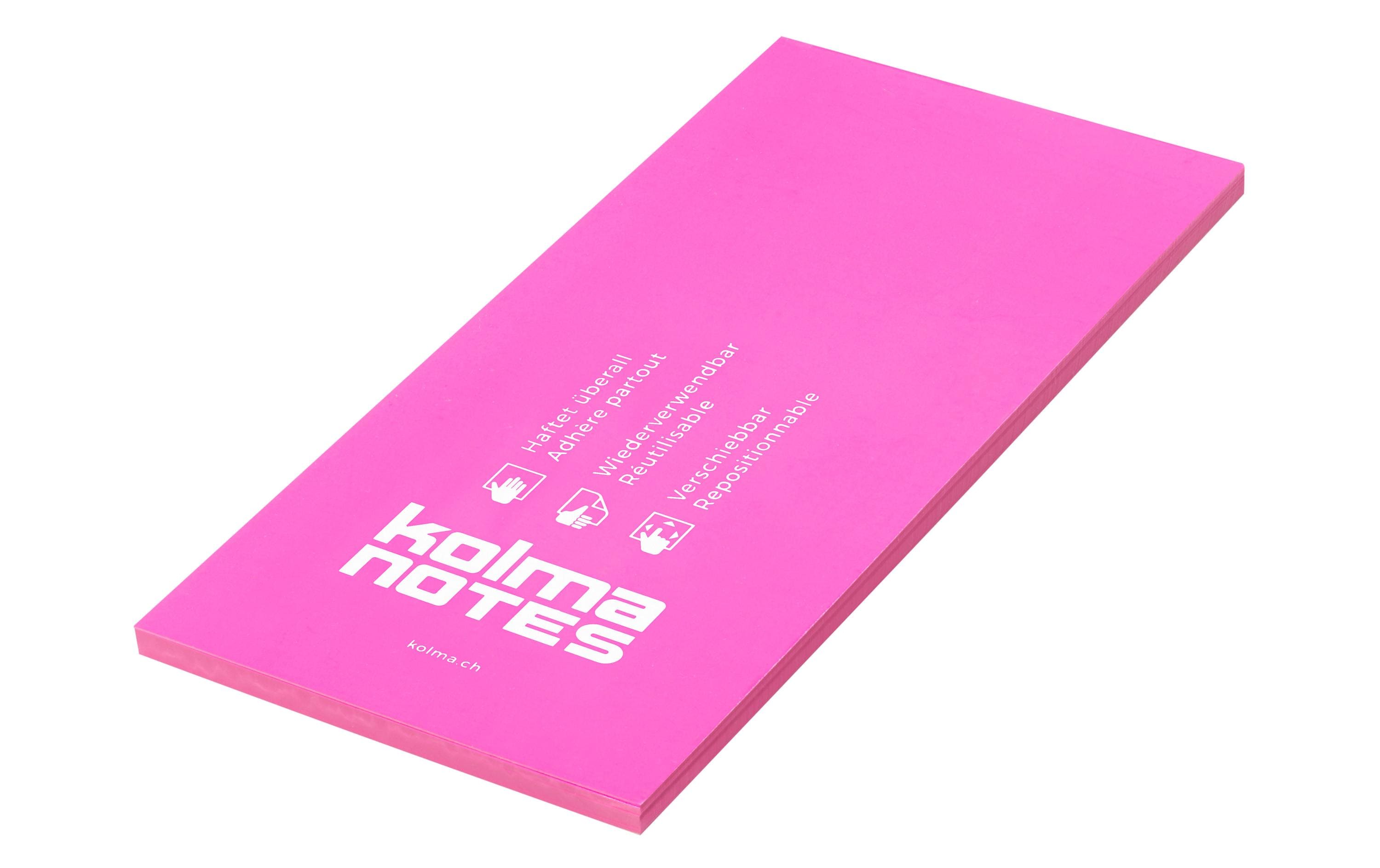 Kolma NOTES 99 x 210 mm Pink, 100 Blatt