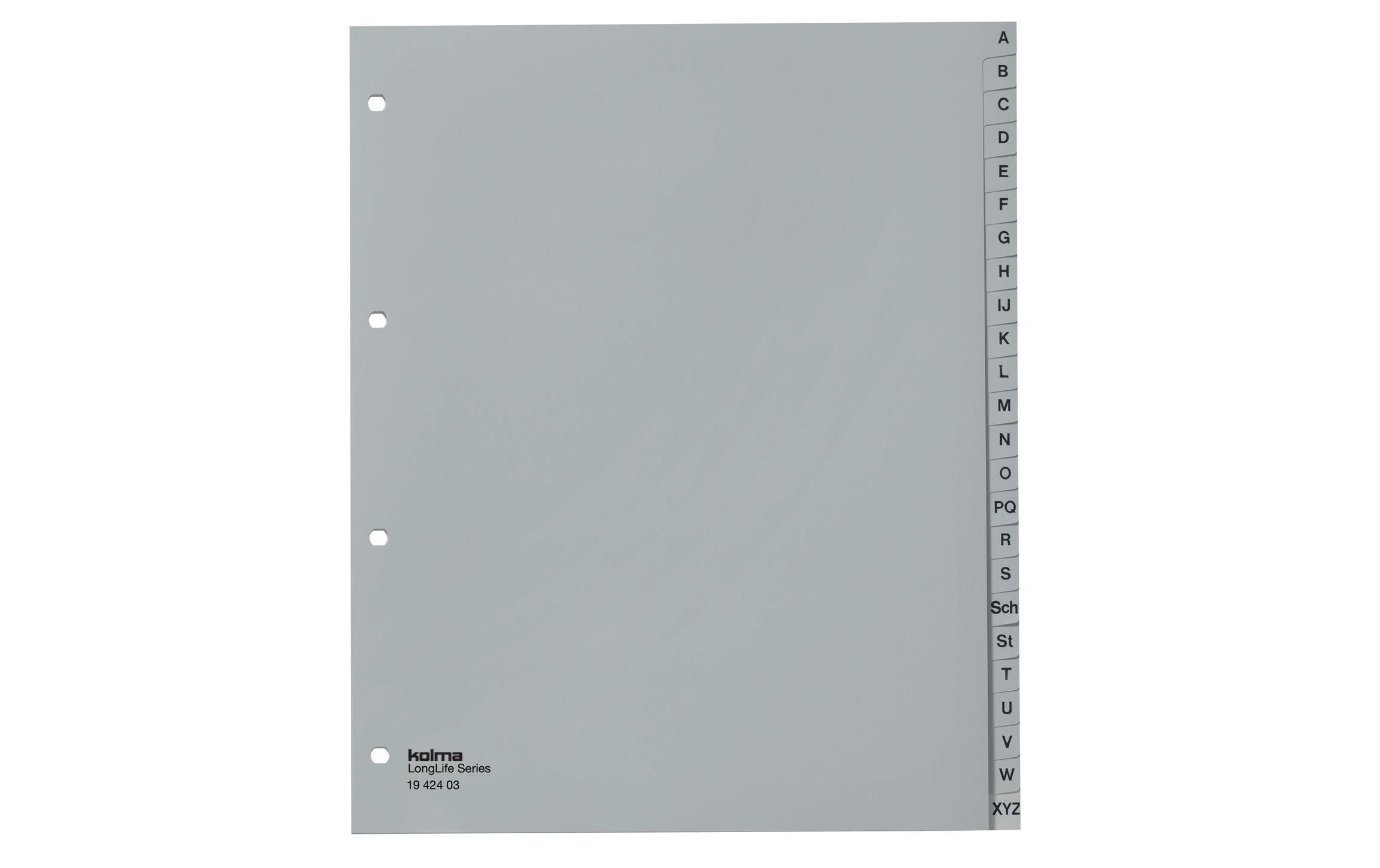 Kolma Register A4 XL LongLife A-Z