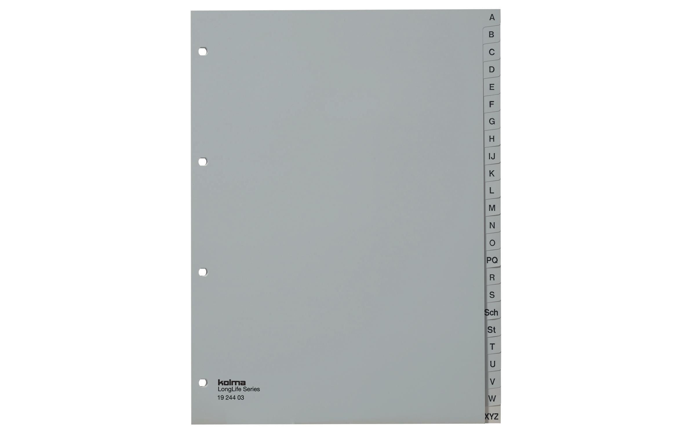 Kolma Register A4 LongLife  A-Z