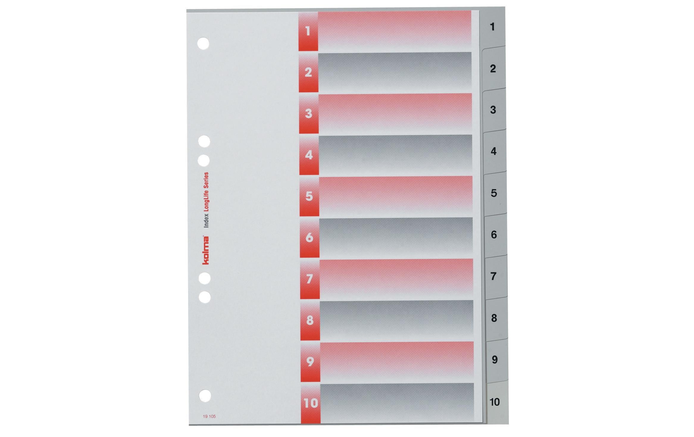 Kolma Register A5 LongLife  1-10, hoch