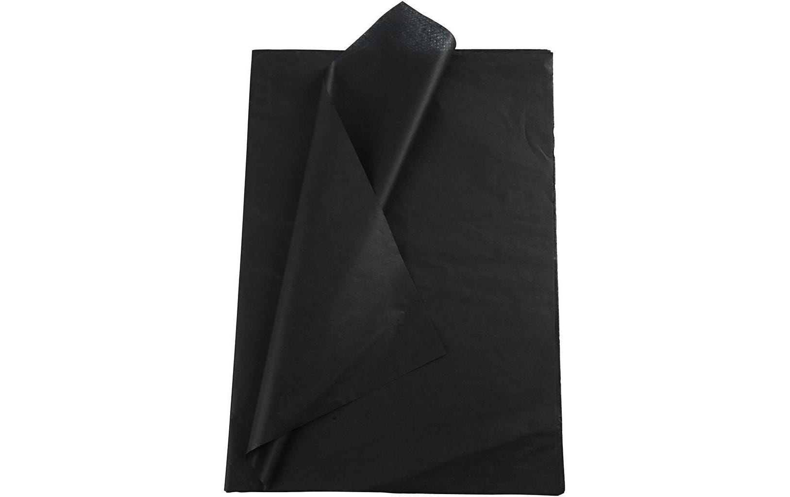 Creativ Company Seidenpapier 50 x 70 cm, 25 Blatt, Schwarz