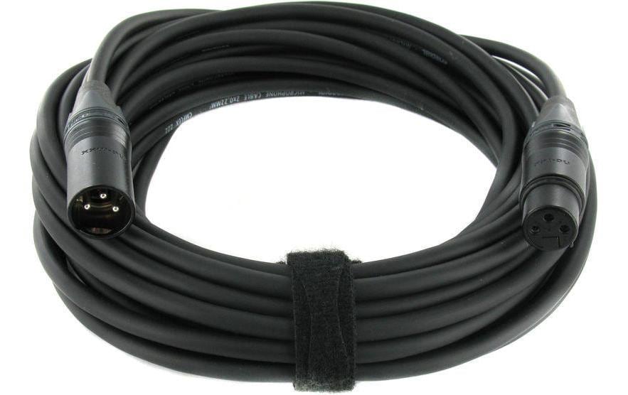 Cordial XLR-Kabel XLRm-XLRf 20 m, Schwarz