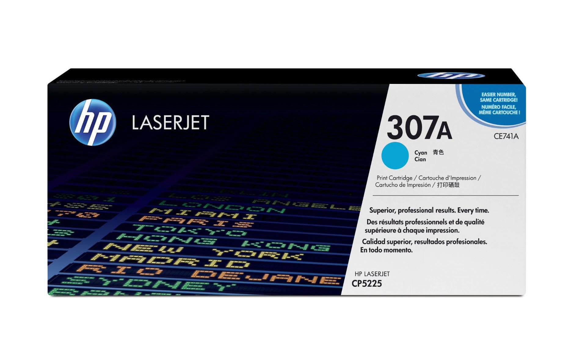 HP Toner Nr. 307A (CE741A) Cyan