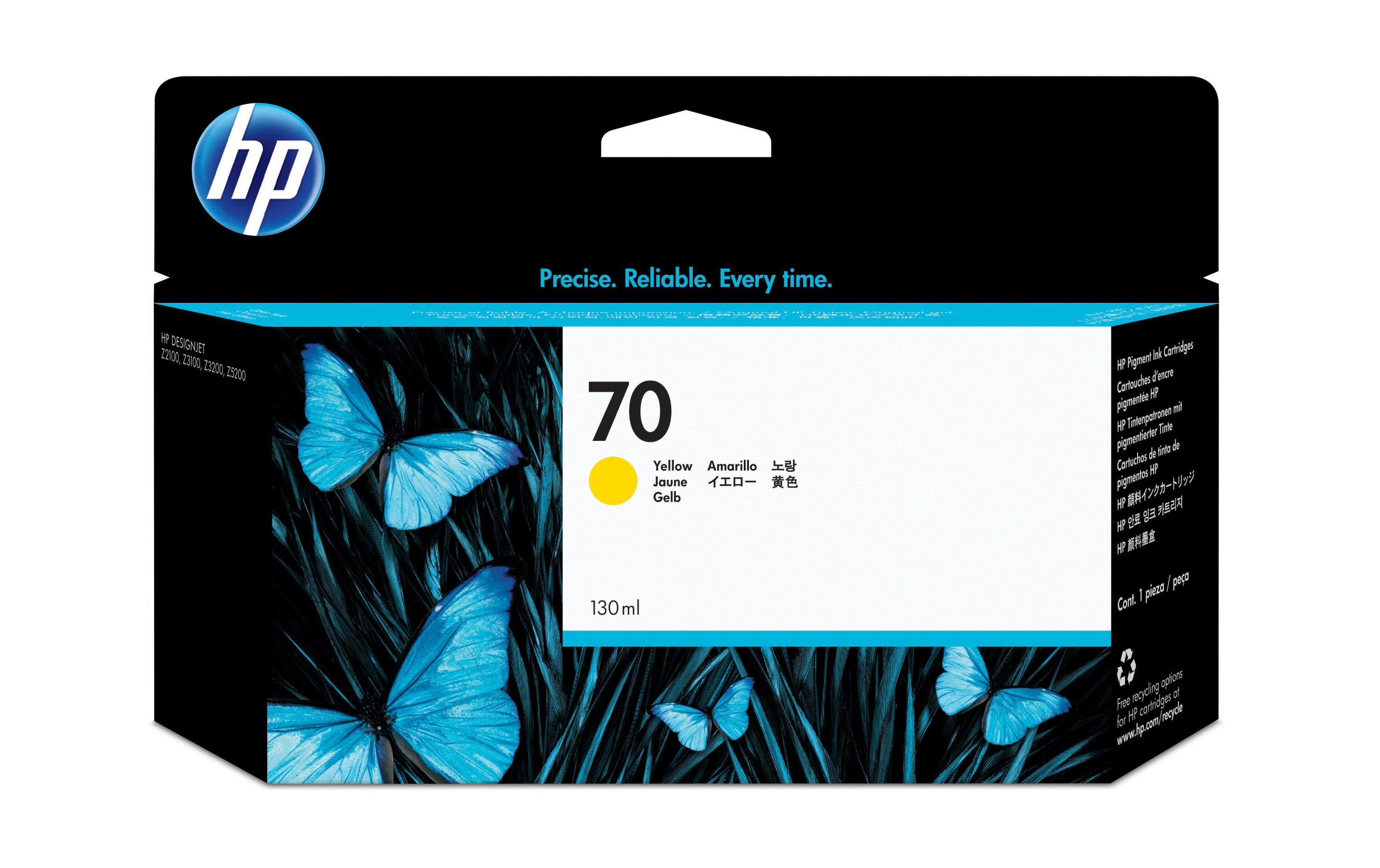 HP Tinte Nr. 70 (C9454A) Yellow