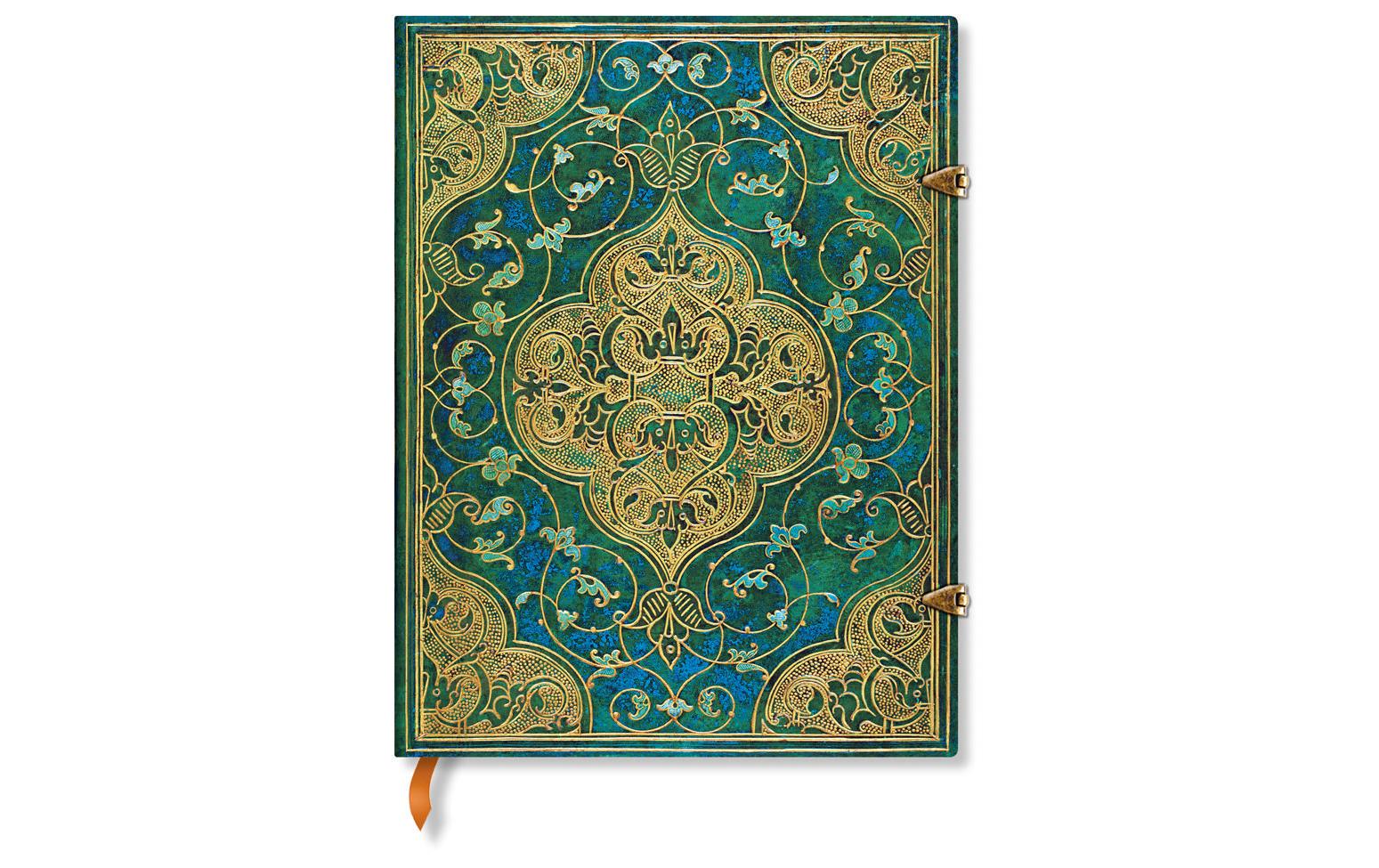 Paperblanks Notizbuch Chroniken Ultra, Liniert, Türkis