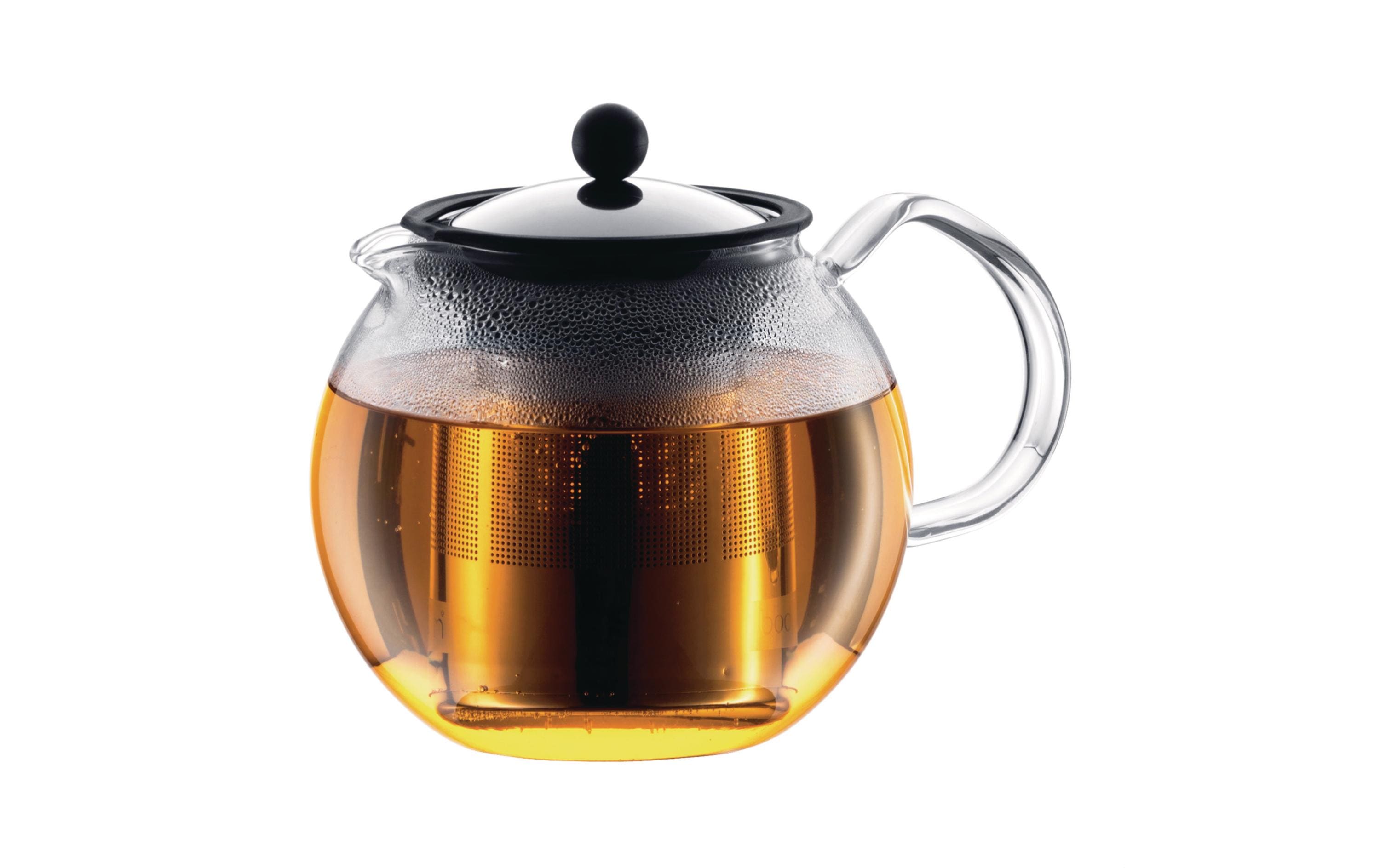 Bodum Teebereiter Assam  1.5 l, Schwarz glanz
