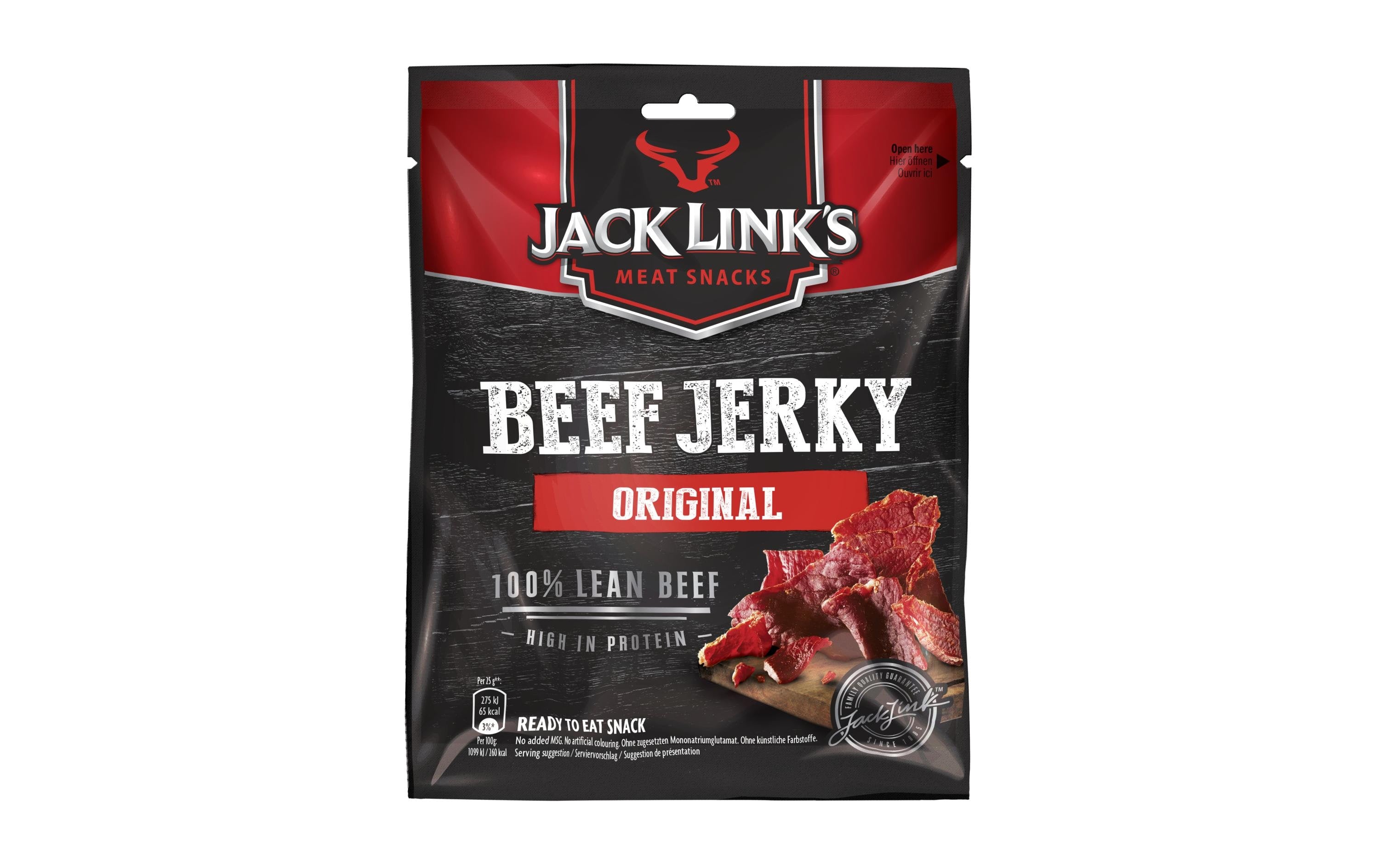 Jack Link's Fleischsnack Beef Jerky Original 60 g