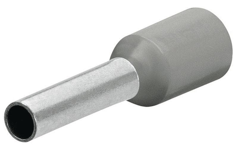 Knipex Aderendhülsen 20 x 12 mm Grau, 200 Stück