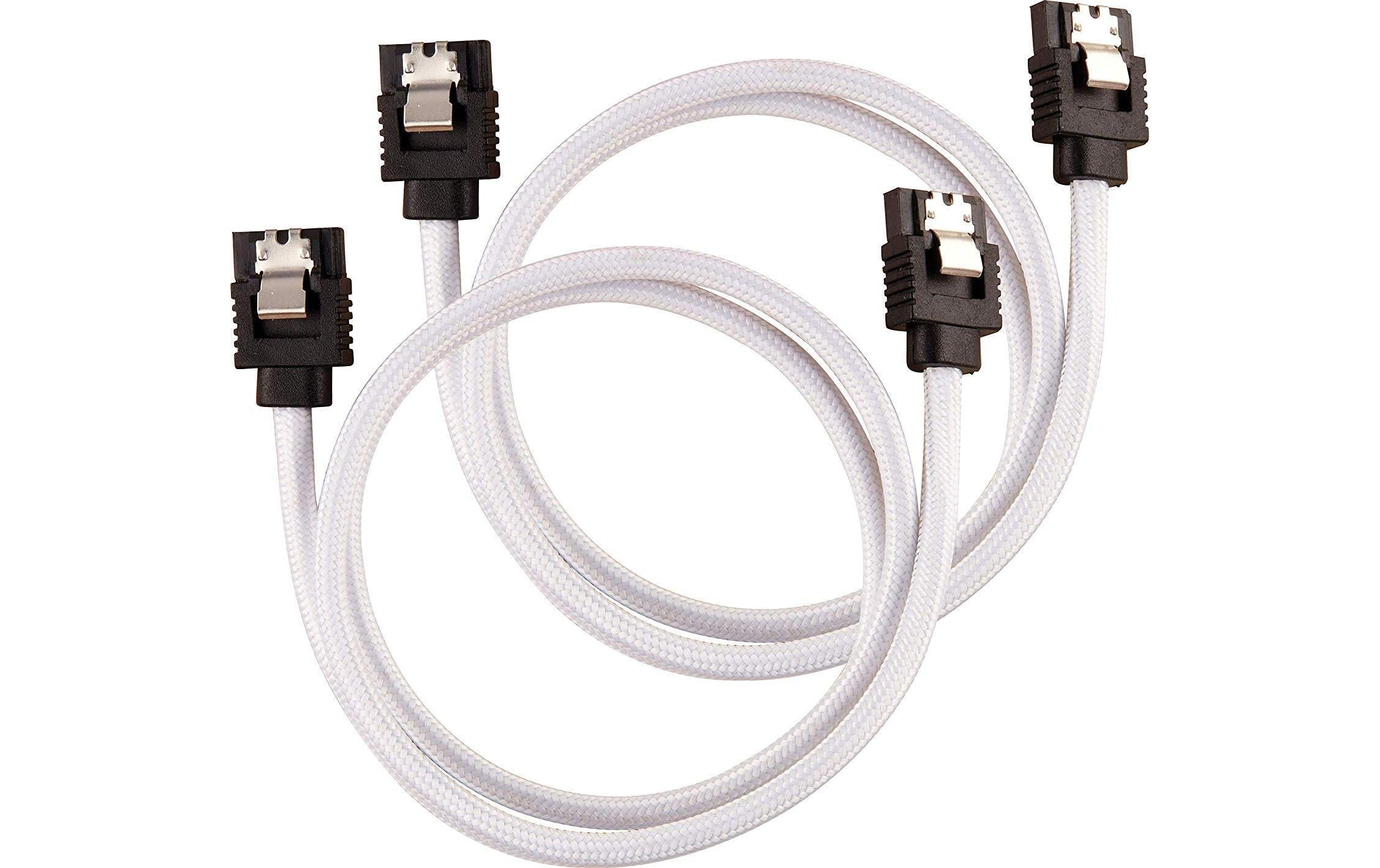 Corsair SATA3-Kabel Premium Set Weiss 60 cm
