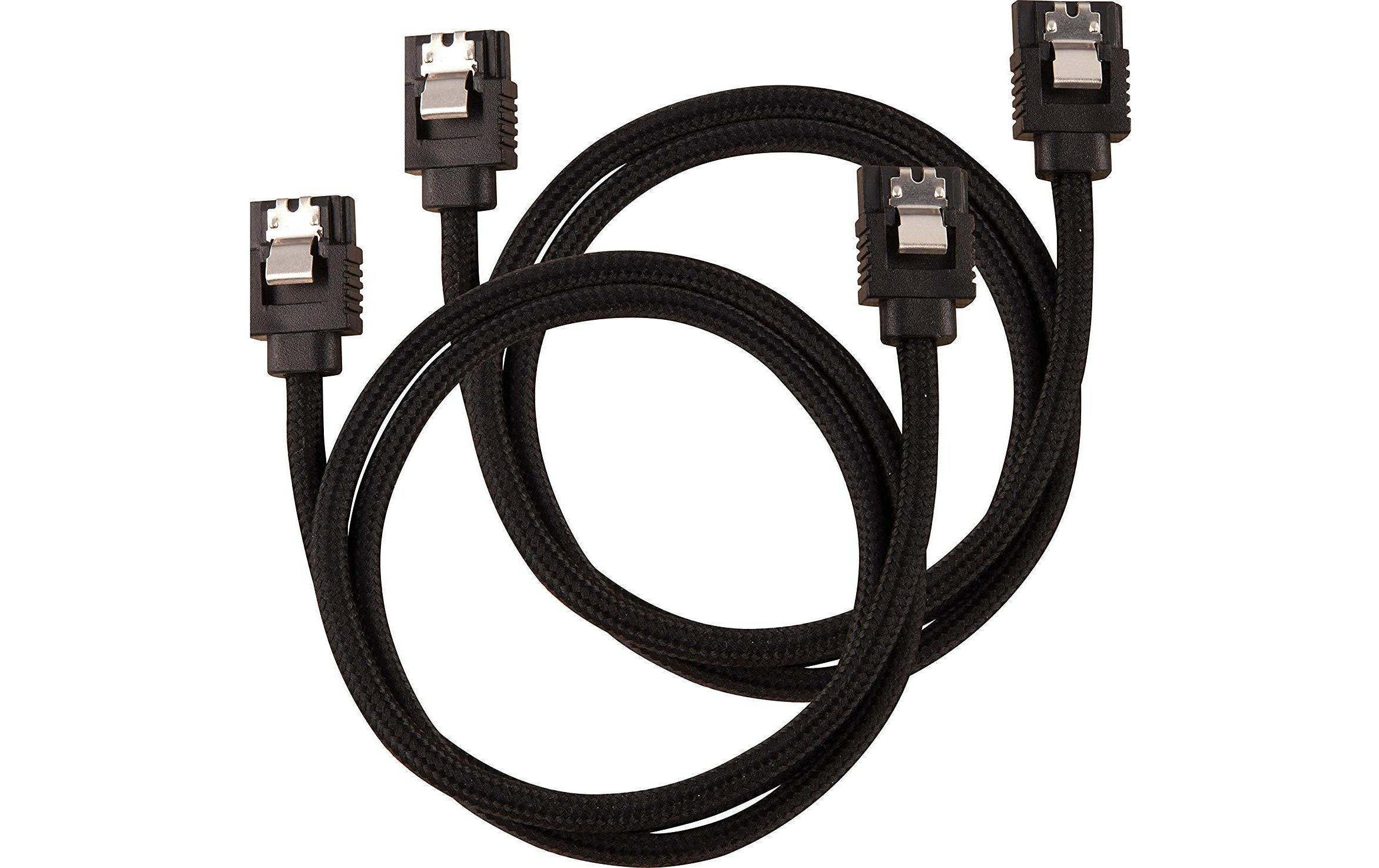 Corsair SATA3-Kabel Premium Set Schwarz 60 cm