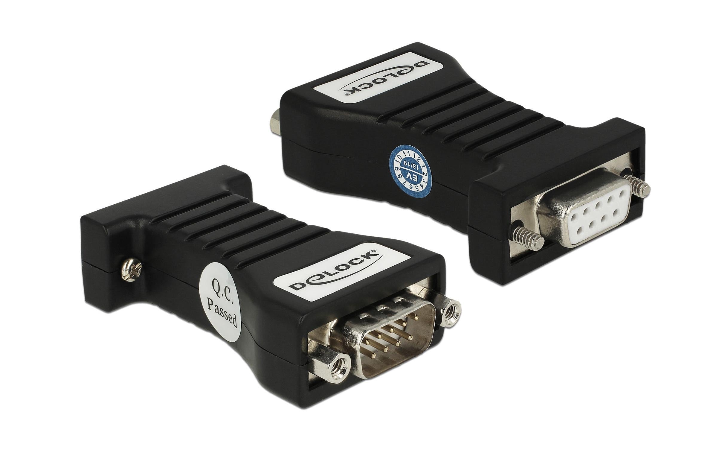 Delock Adapter DB9 Isolator RS232 Buchse – RS232 Stecker