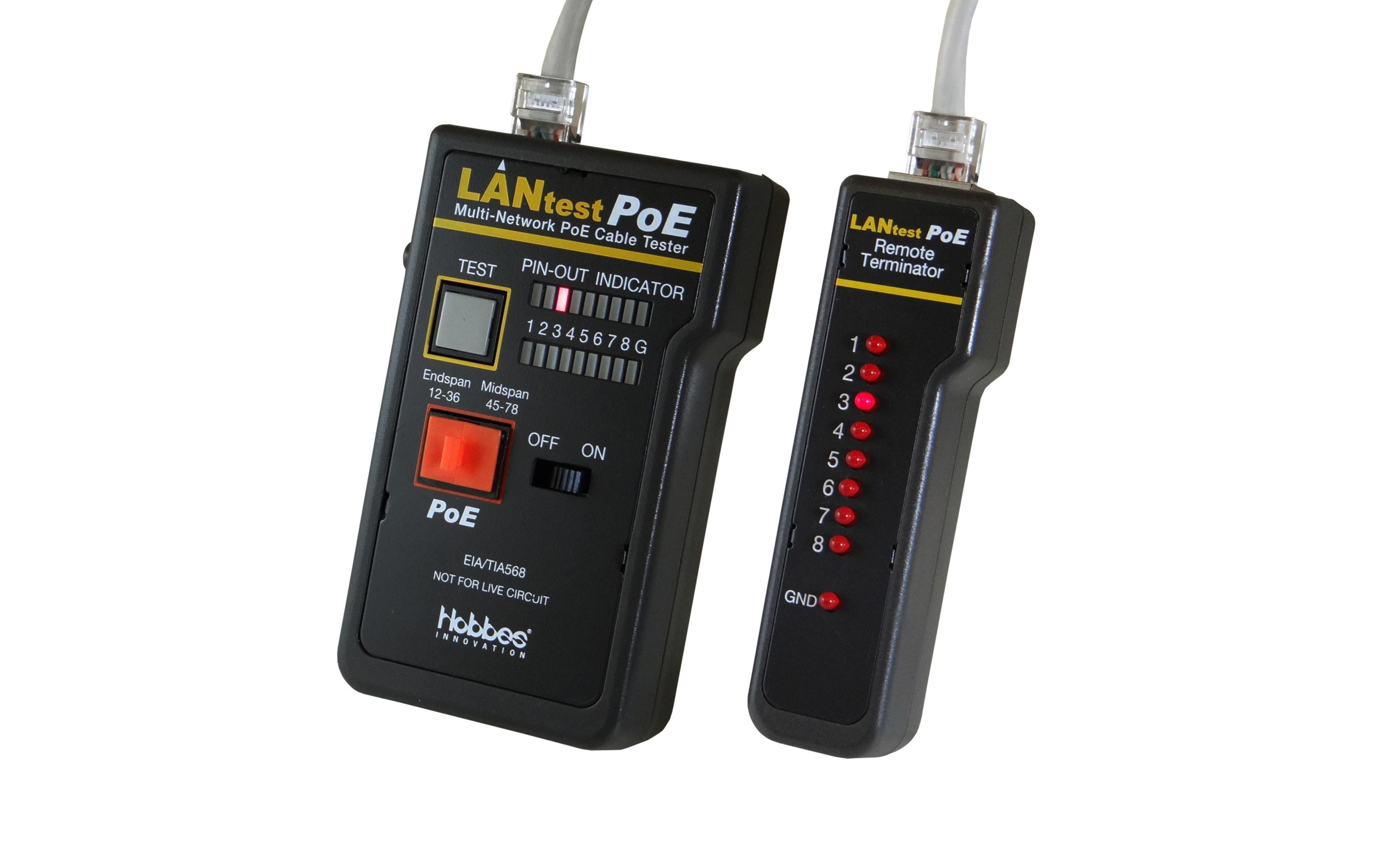 Hobbes Kabeltester LANtest PoE