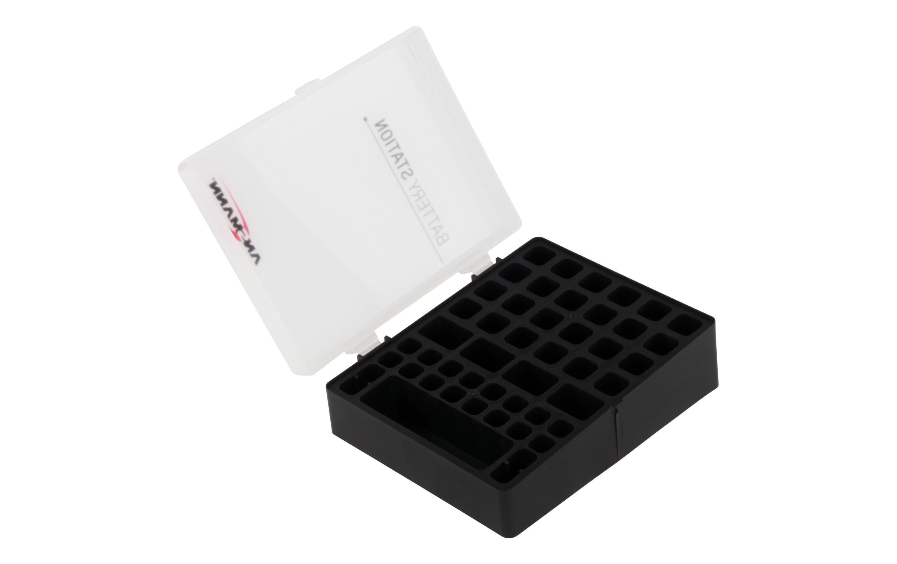 Ansmann Batterie/Akku-Box 48 für 24x AA, 16x AAA und 4x 9V-E-Block