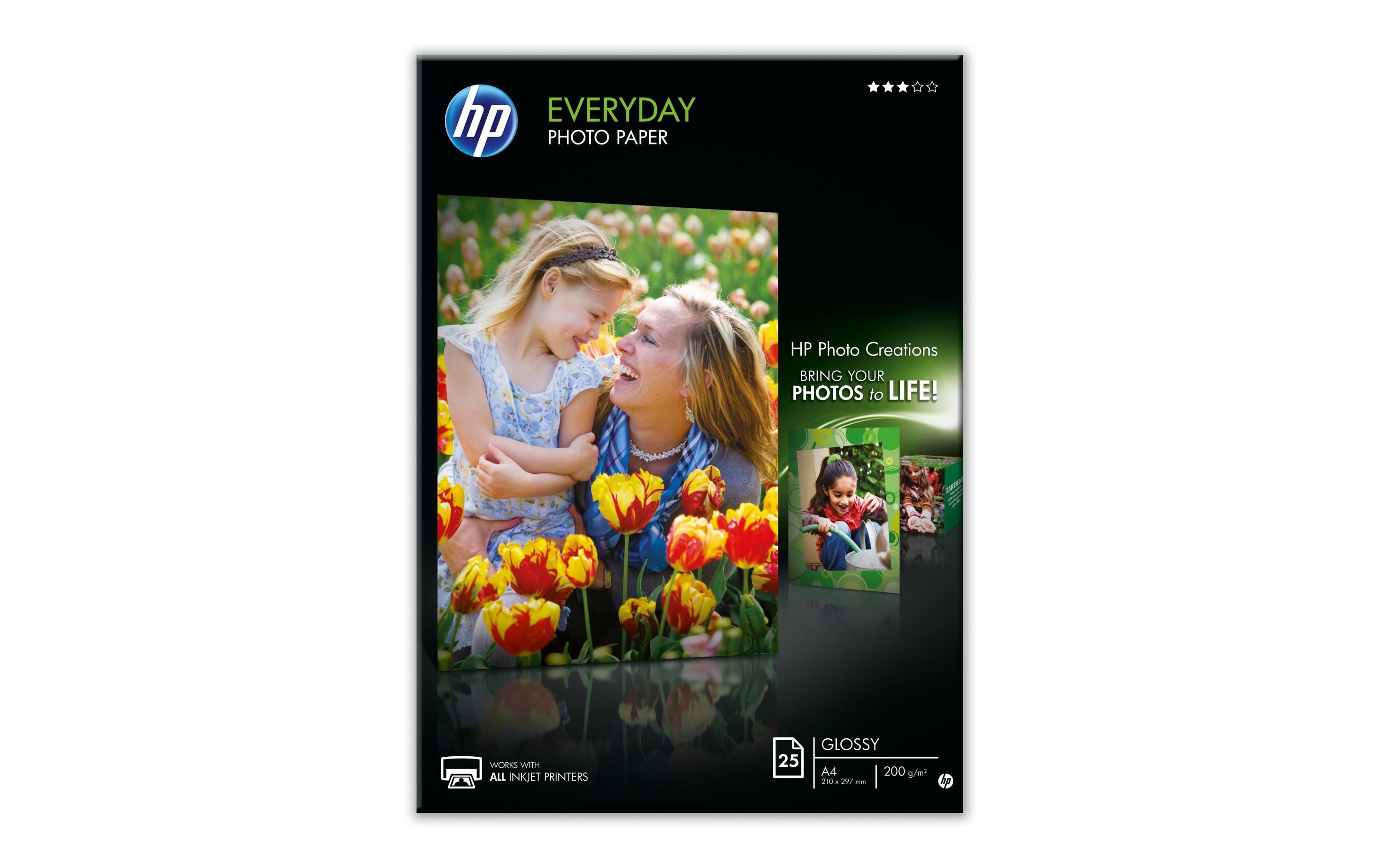 HP Fotopapier A4 200 g/m² 25 Stück