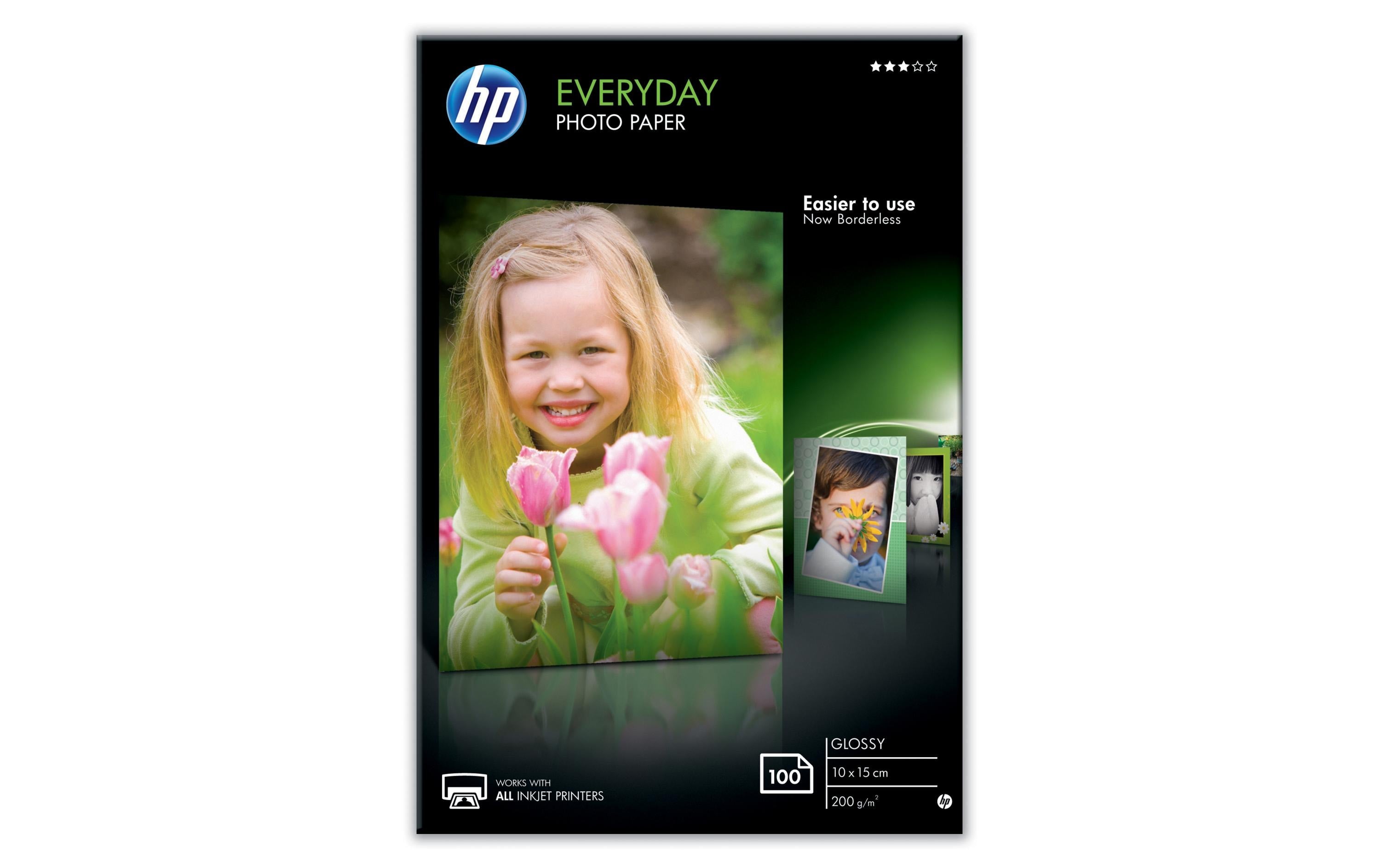 HP Fotopapier 10 x 15 cm 200 g/m² 100 Stück