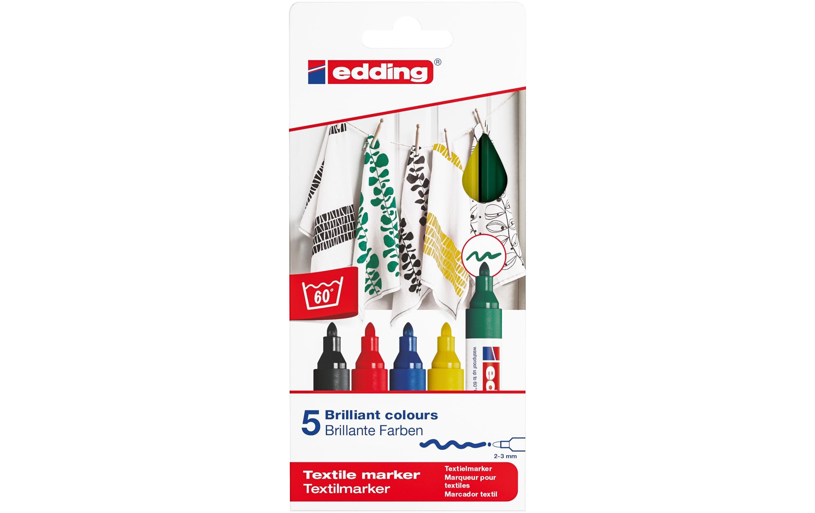 edding Textilmarker 4500 5 Stück