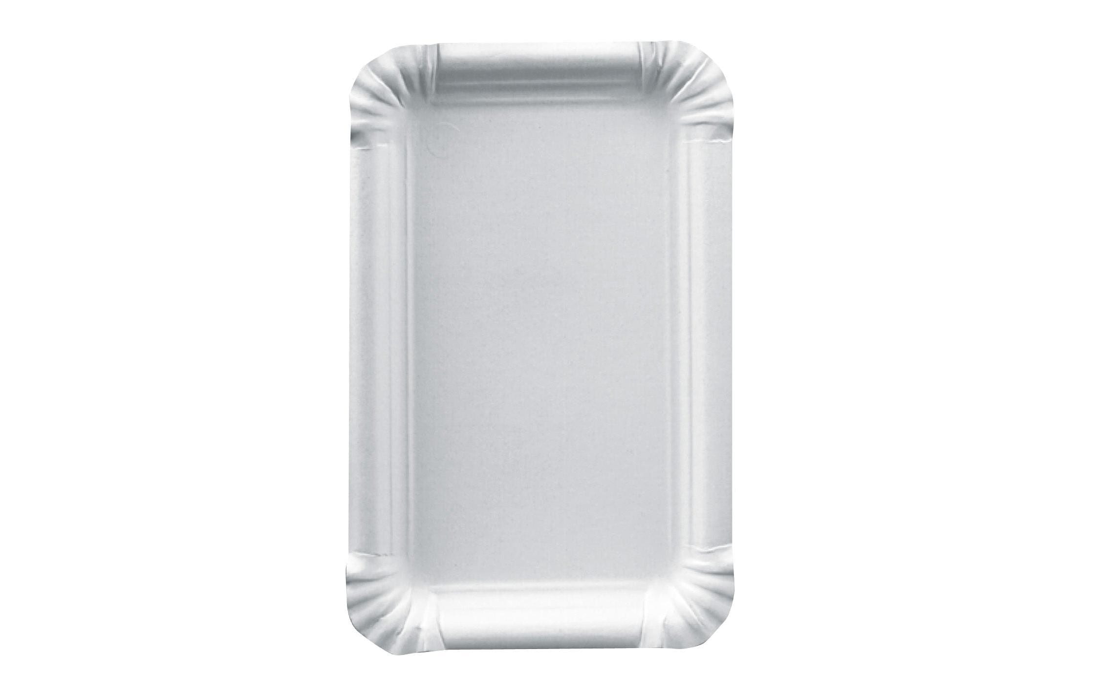 Papstar Einwegteller Pure klein 17.5 cm x 11 cm, 250 Stück, Weiss