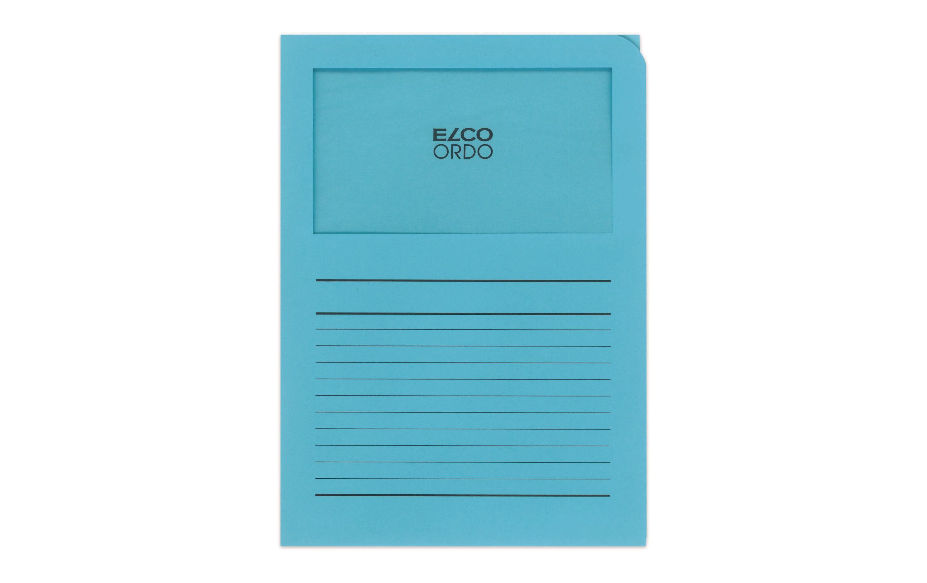 ELCO Sichthülle Ordo Classico A4 Blau, 10 Stück