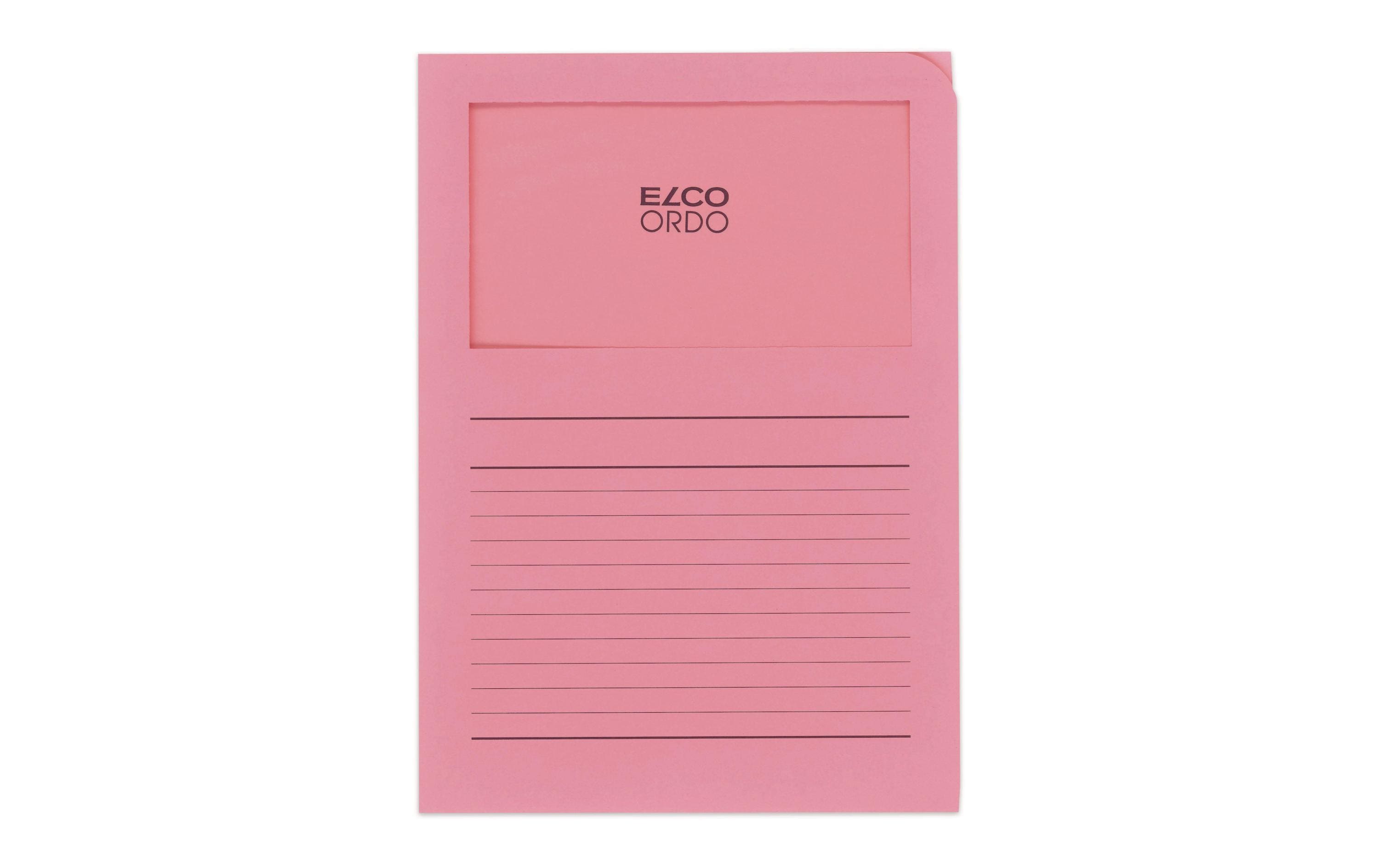 ELCO Sichthülle Ordo Classico A4 Rosa, 10 Stück