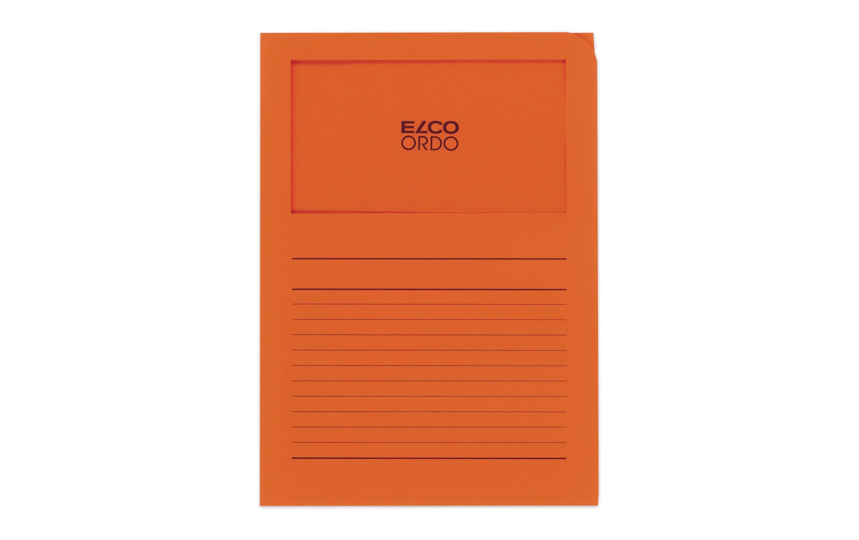 ELCO Sichthülle Ordo Classico A4 Orange, 10 Stück