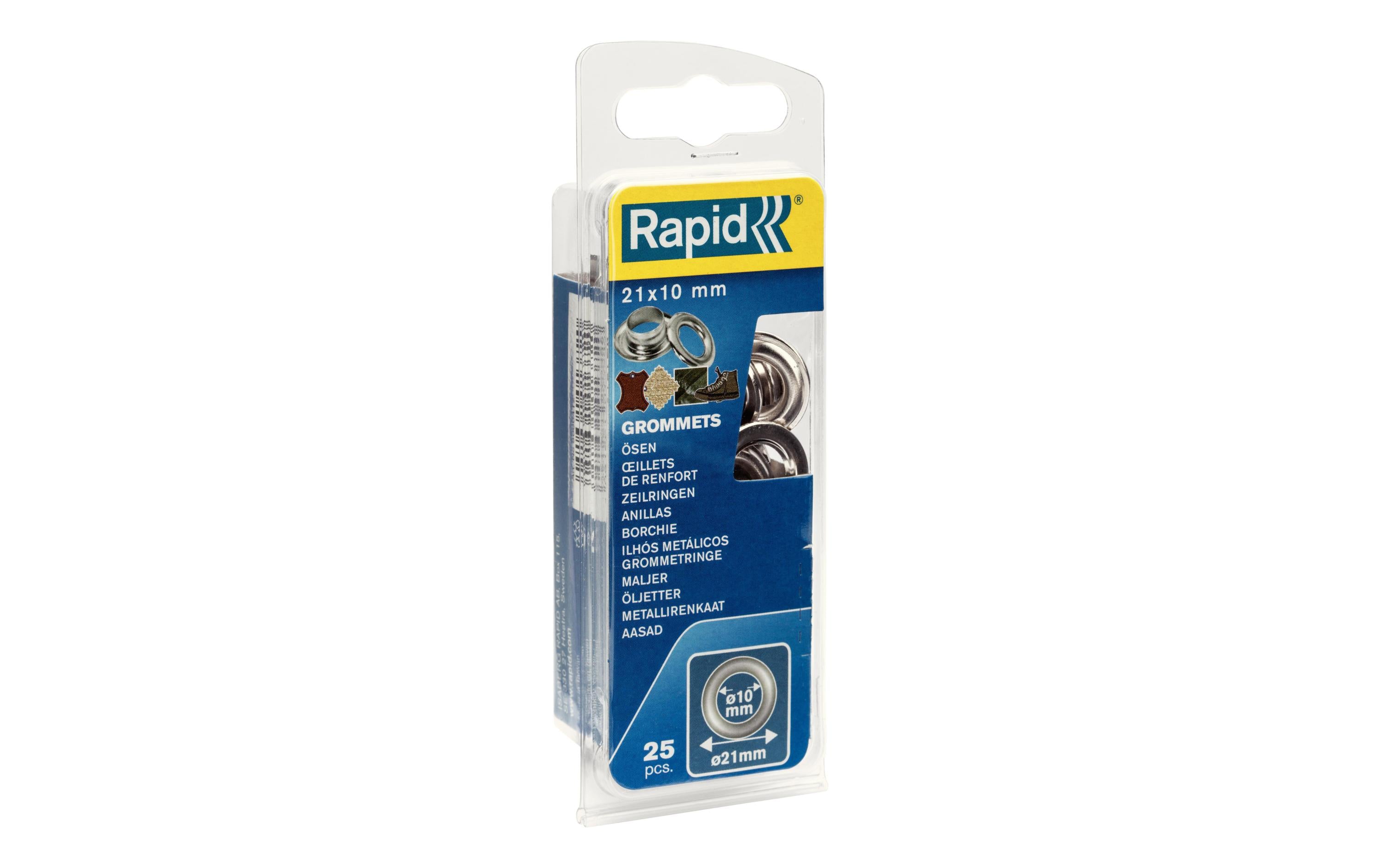 Rapid Ösen mit Ring Ø 21 x 10 mm
