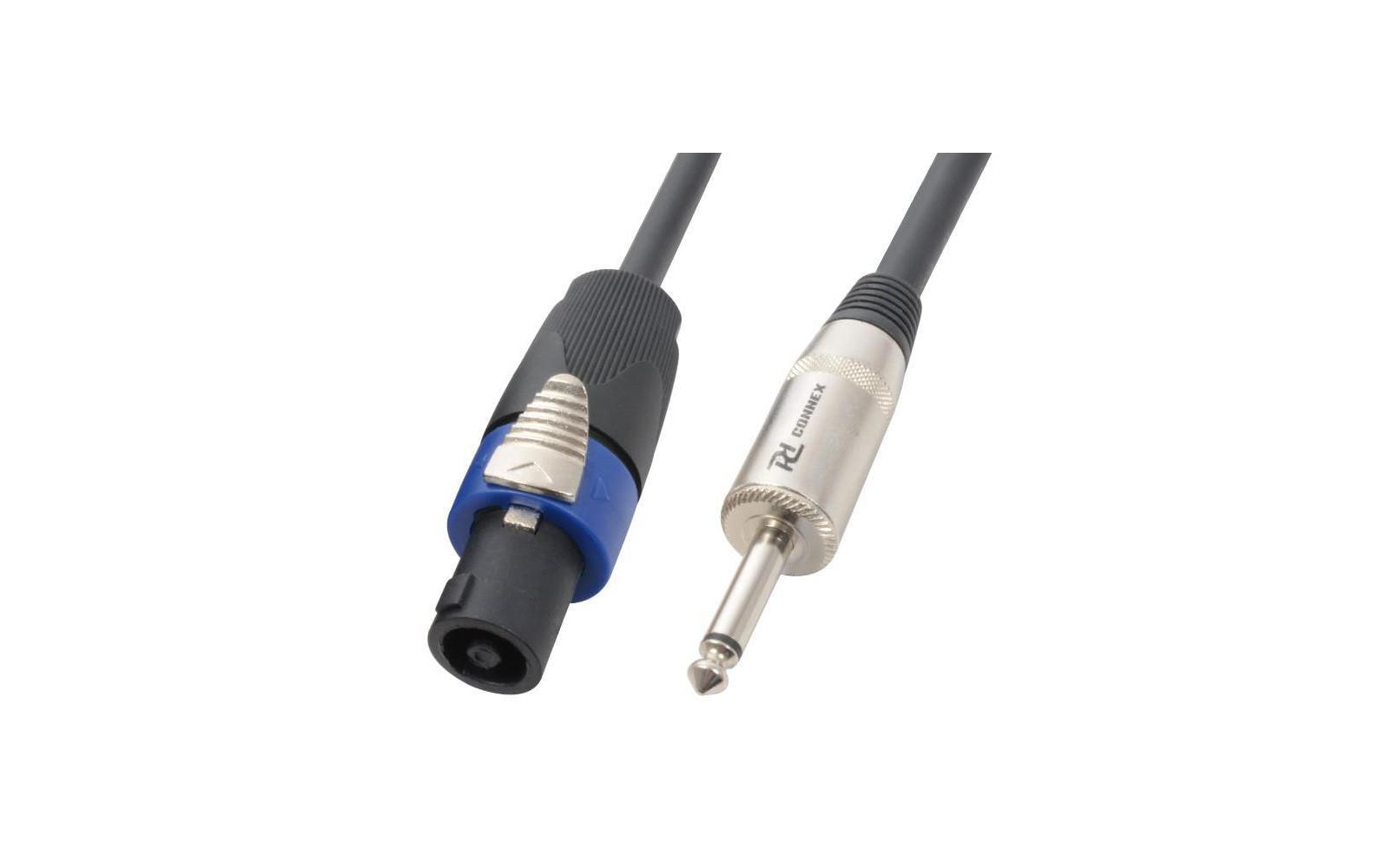 PD Connex Lautsprecherkabel SpeakON NL2 / 6.3 mm Klinken 5 m