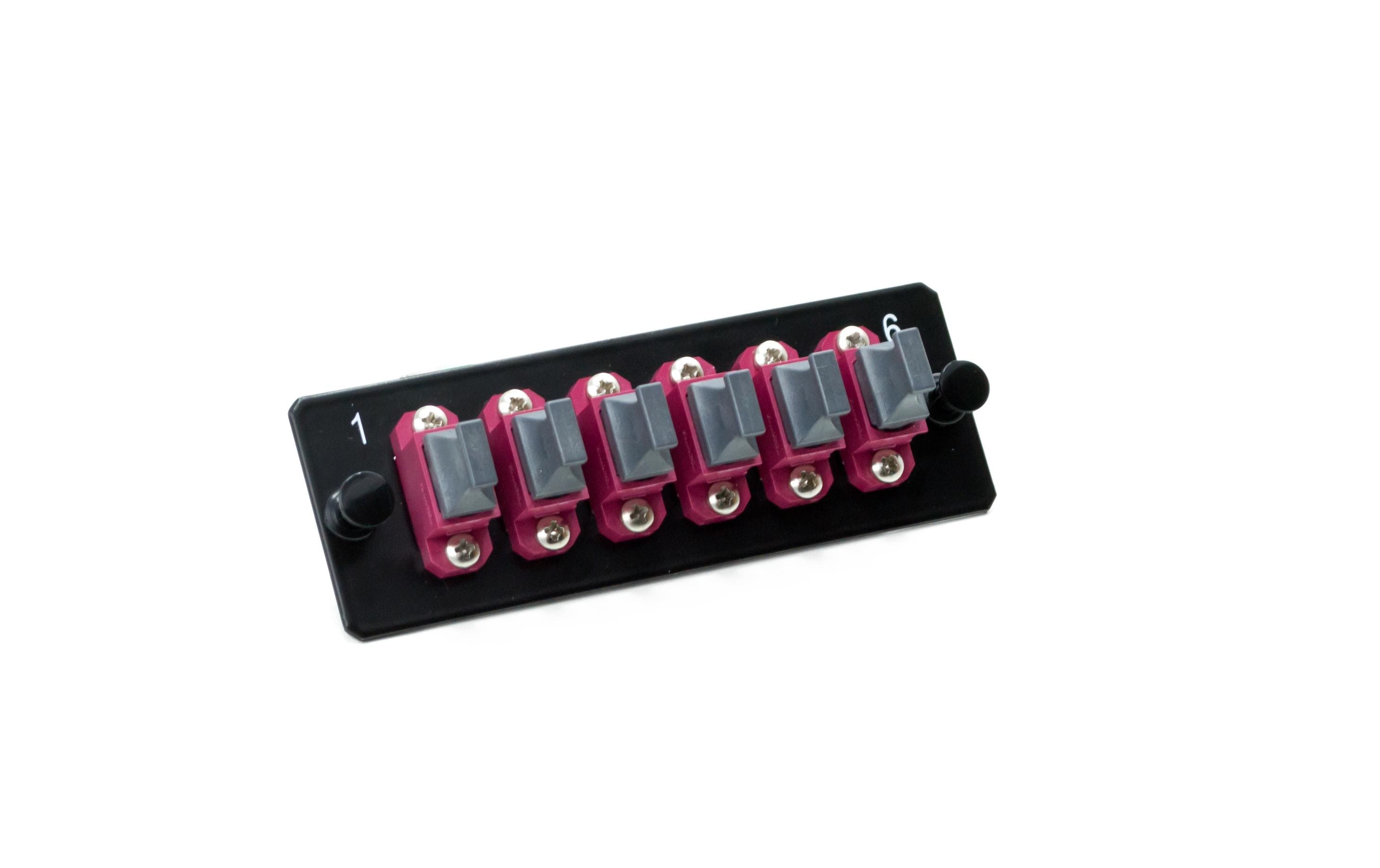Lightwin Frontplatte MTPC 6MTP OM4 magenta