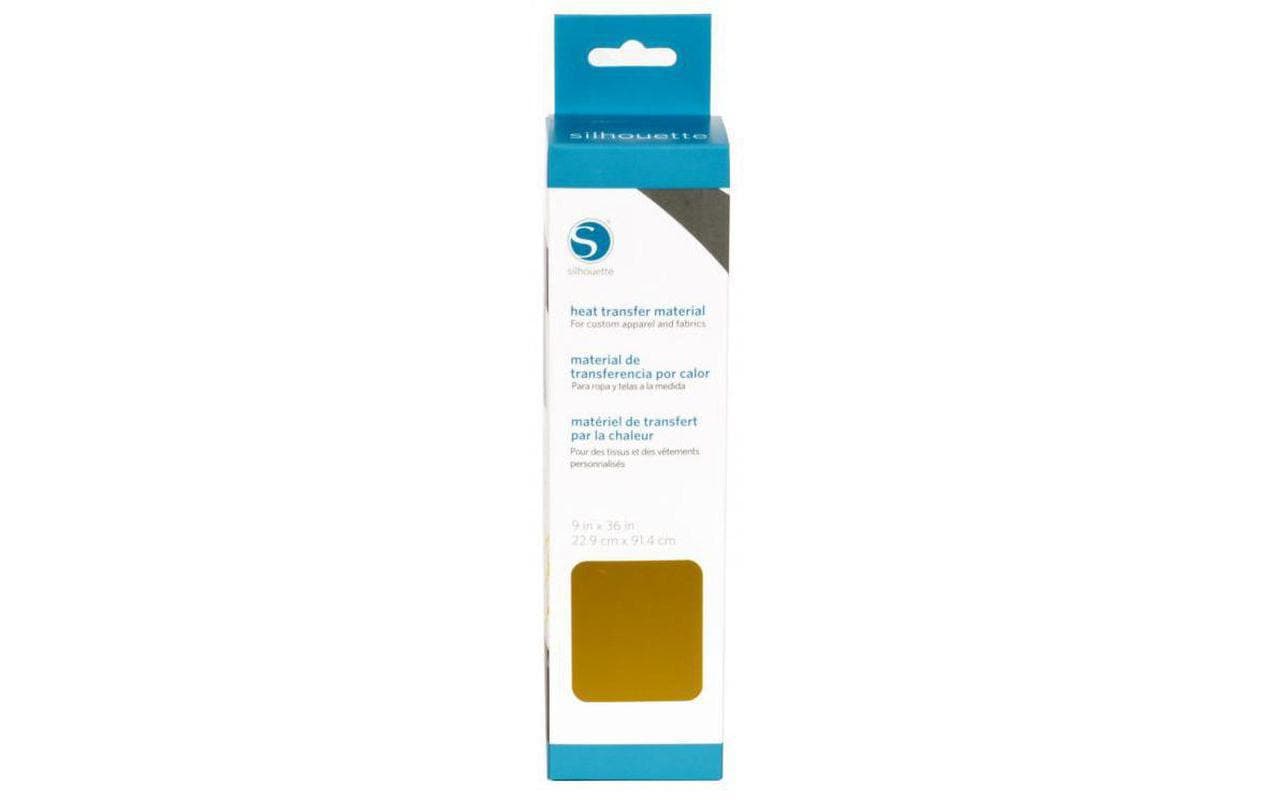 Silhouette Aufbügelfolie 22.9 cm x 91.4 cm Gold, glatt
